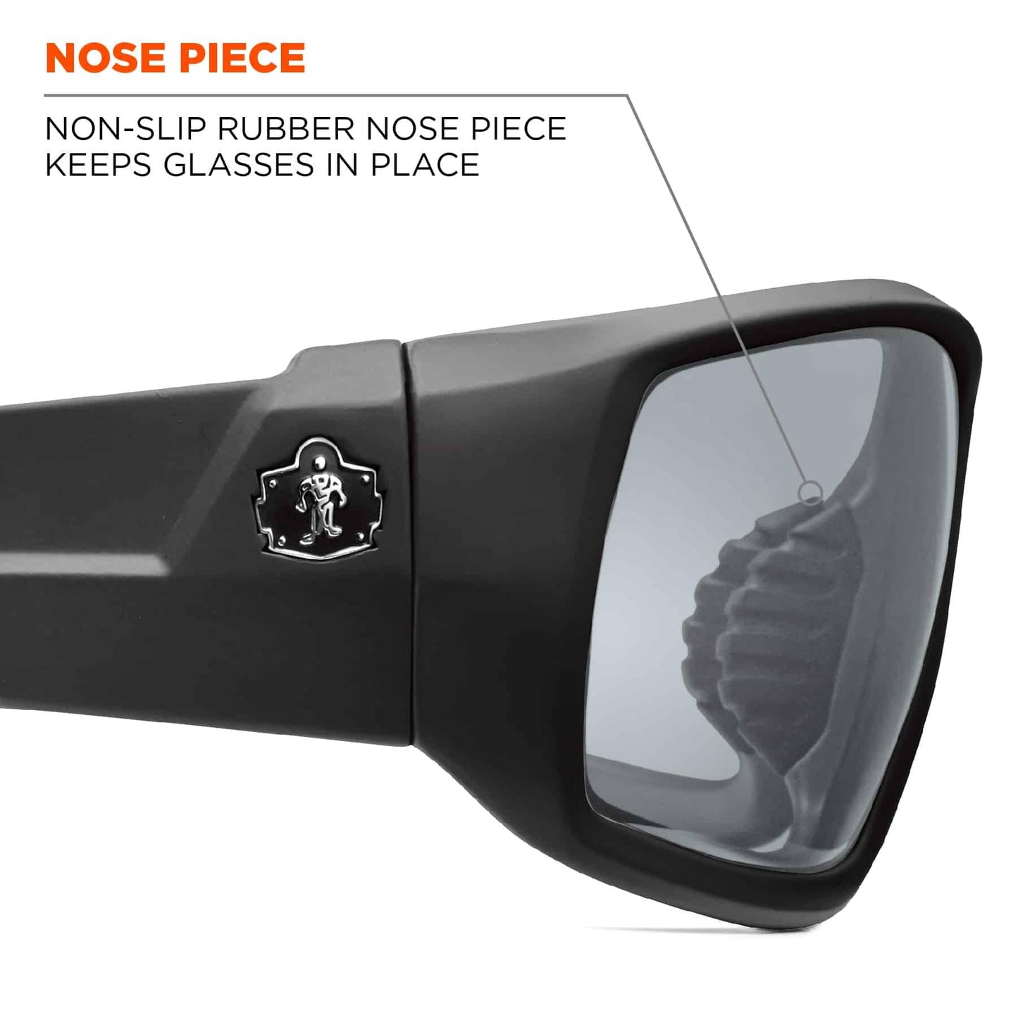 Clear Lens Glasses - Ergodyne - Durable Black Frame - Safety