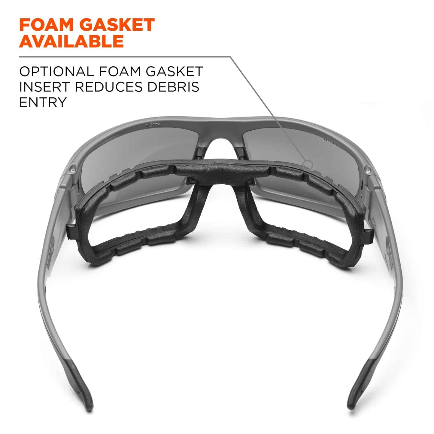 Clear Lens Glasses - Ergodyne - Durable Black Frame - Safety