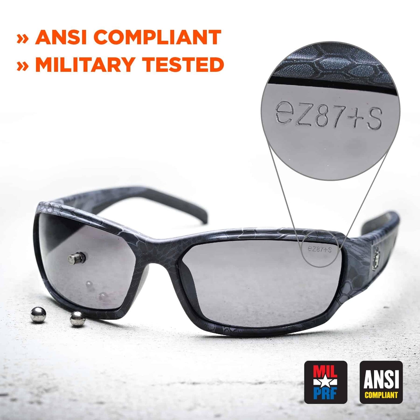 Clear Lens Glasses - Ergodyne - Impact Resistant