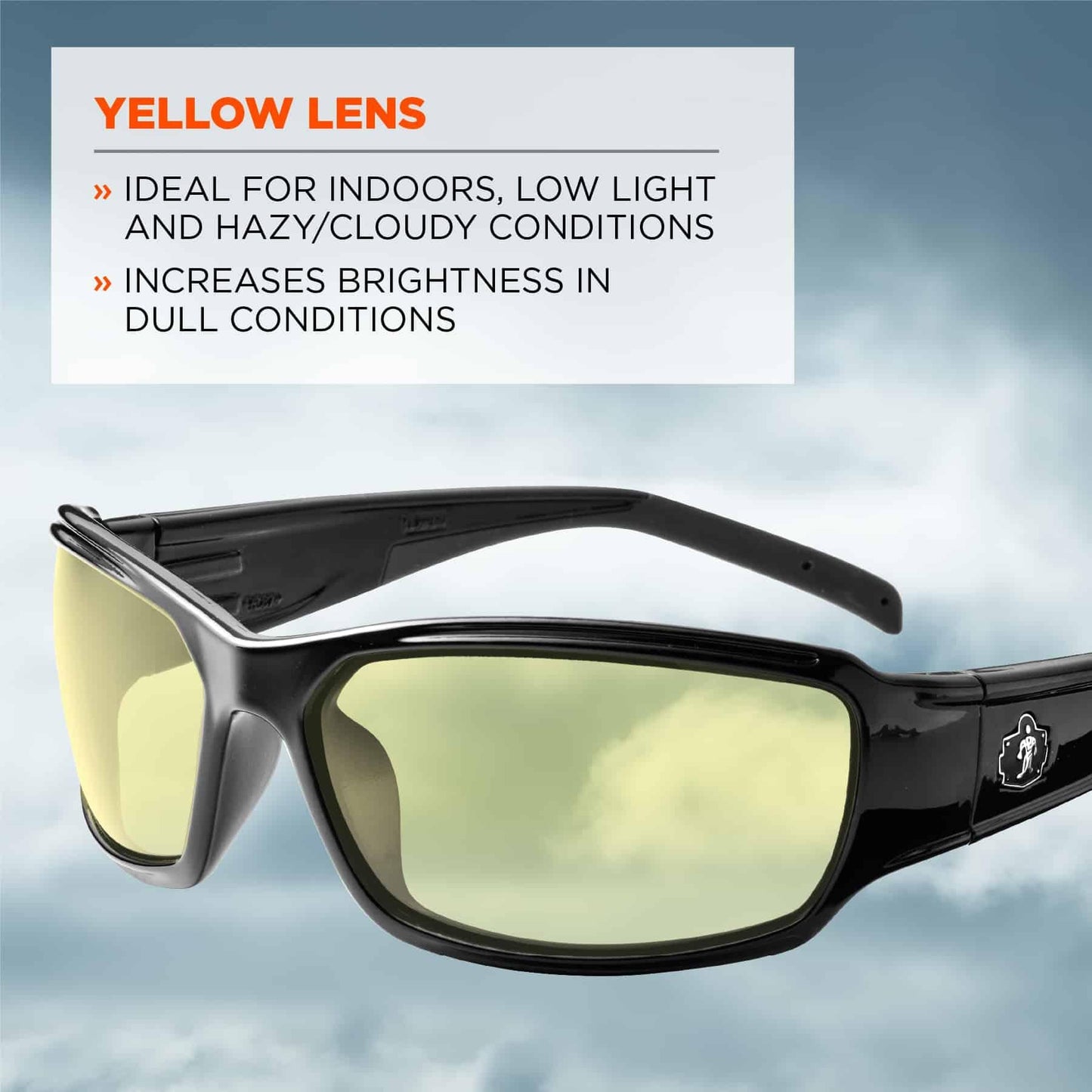 Clear Lens Glasses - Ergodyne - Impact Resistant