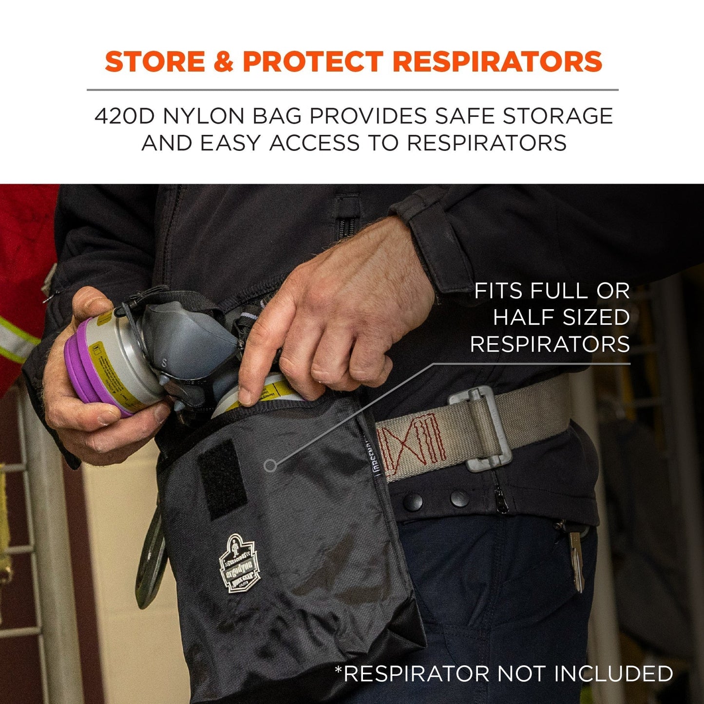 Black PPE Bags - Ergodyne - Durable Nylon Design