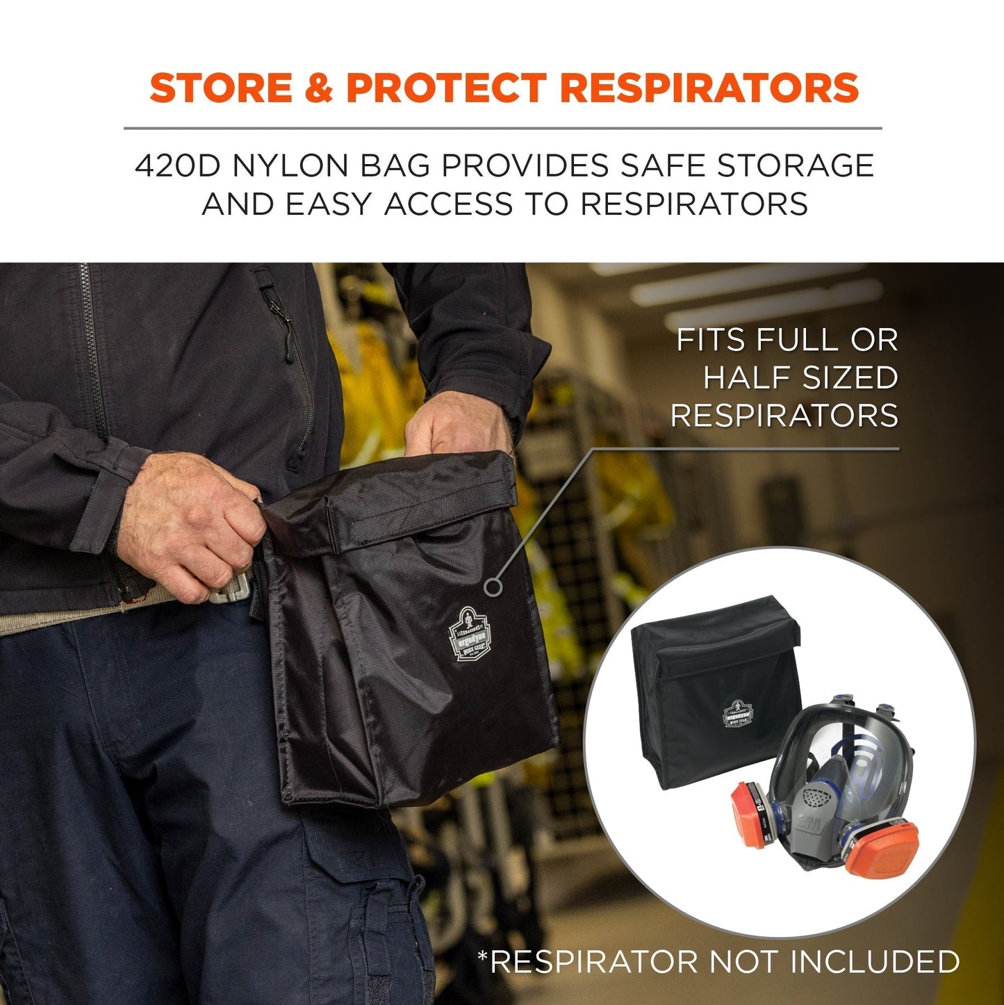 Black PPE Bags - Ergodyne - Durable Nylon Design