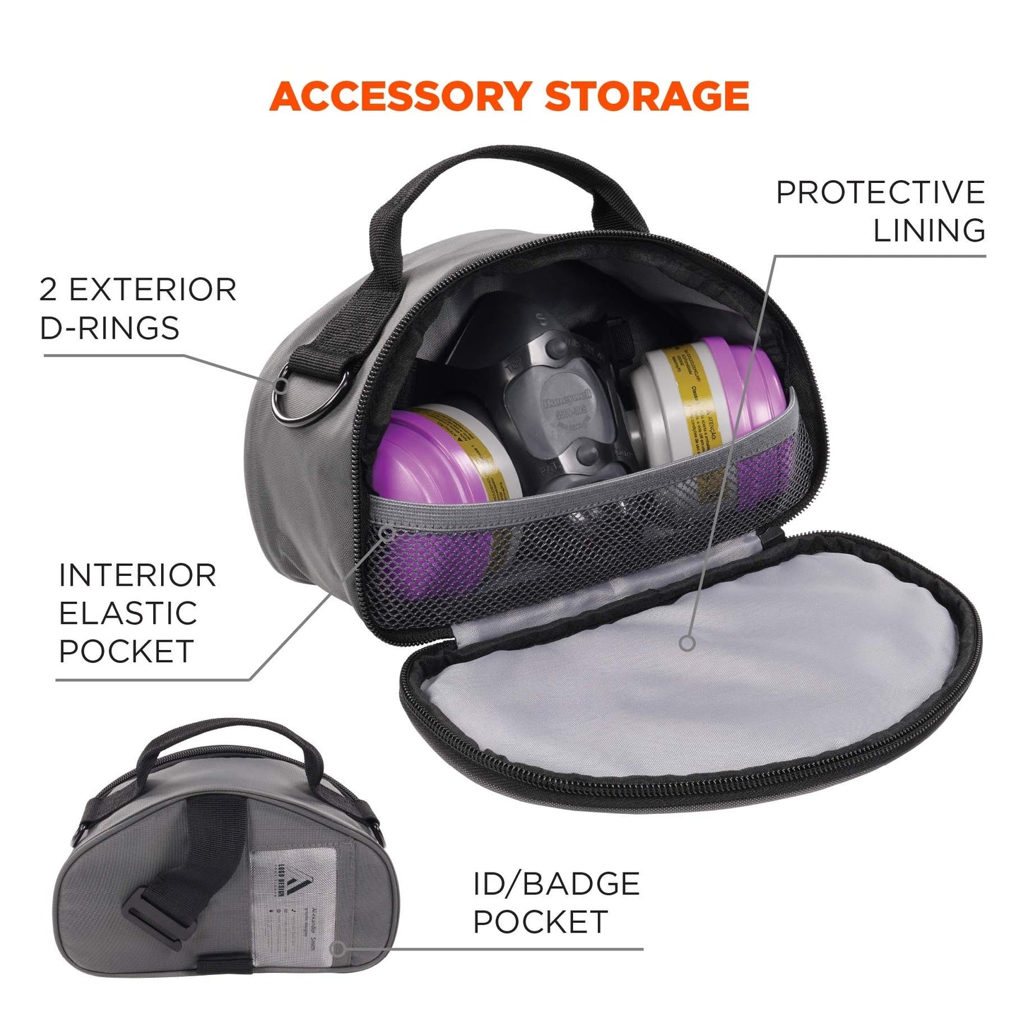 Gray PPE Bags - Ergodyne - Durable Storage Solution