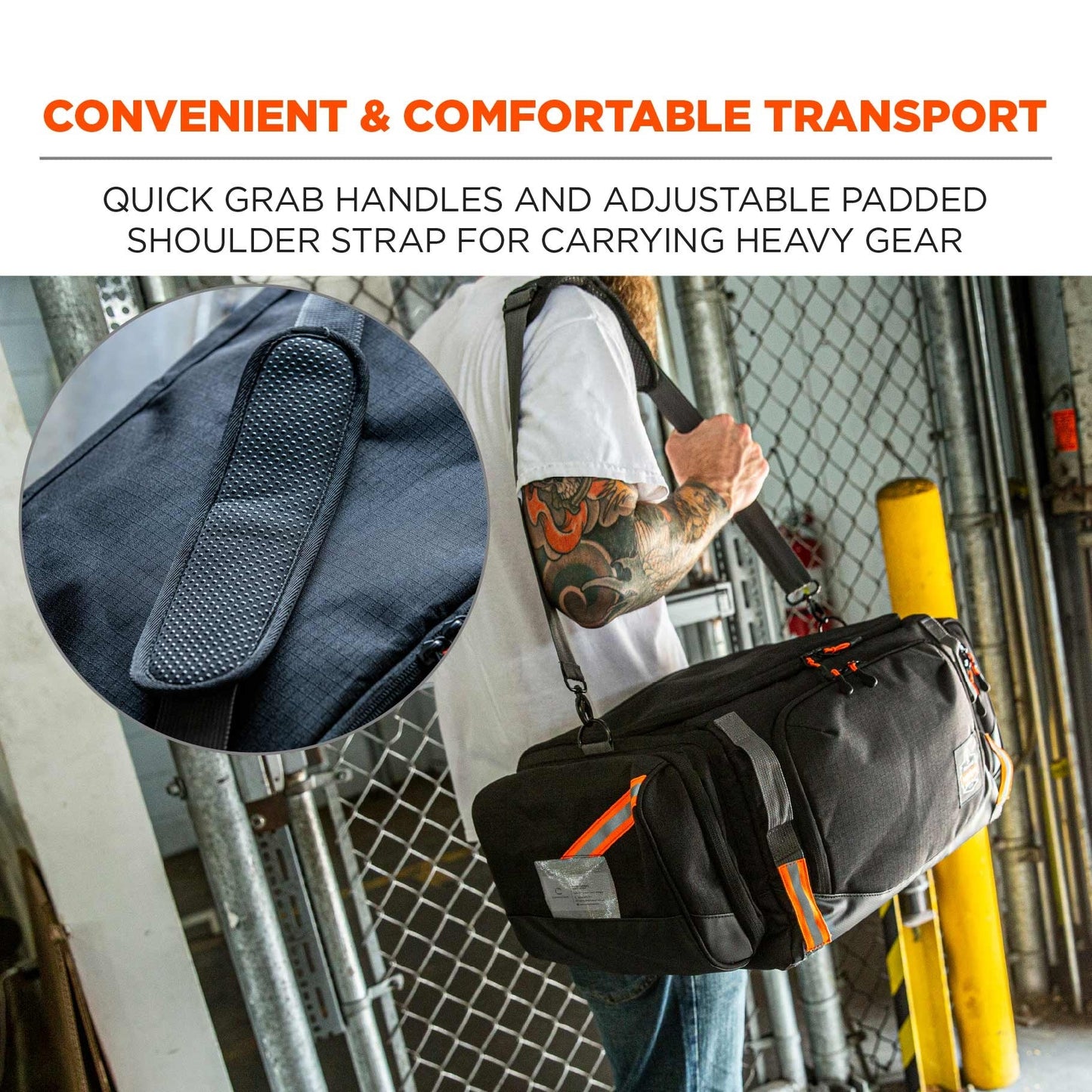 Black Duffel Bags - Ergodyne - Durable Design