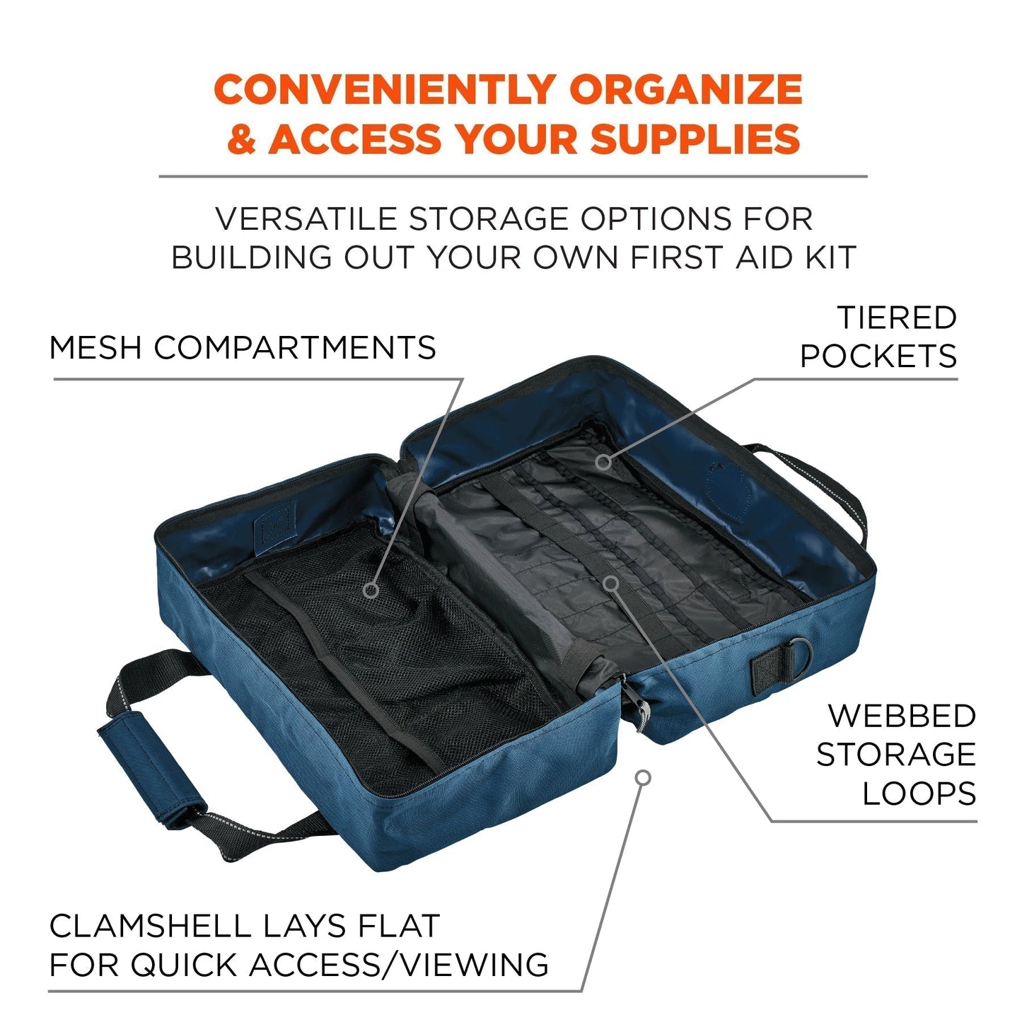 Blue Trauma Bags - Ergodyne - Durable Organizer