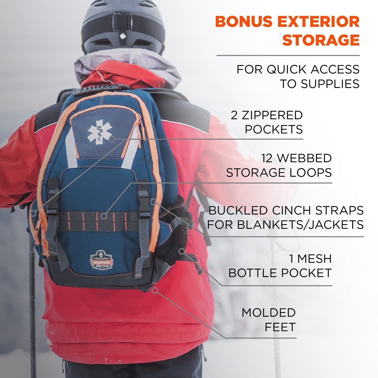Blue Backpack - Ergodyne - Durable Design