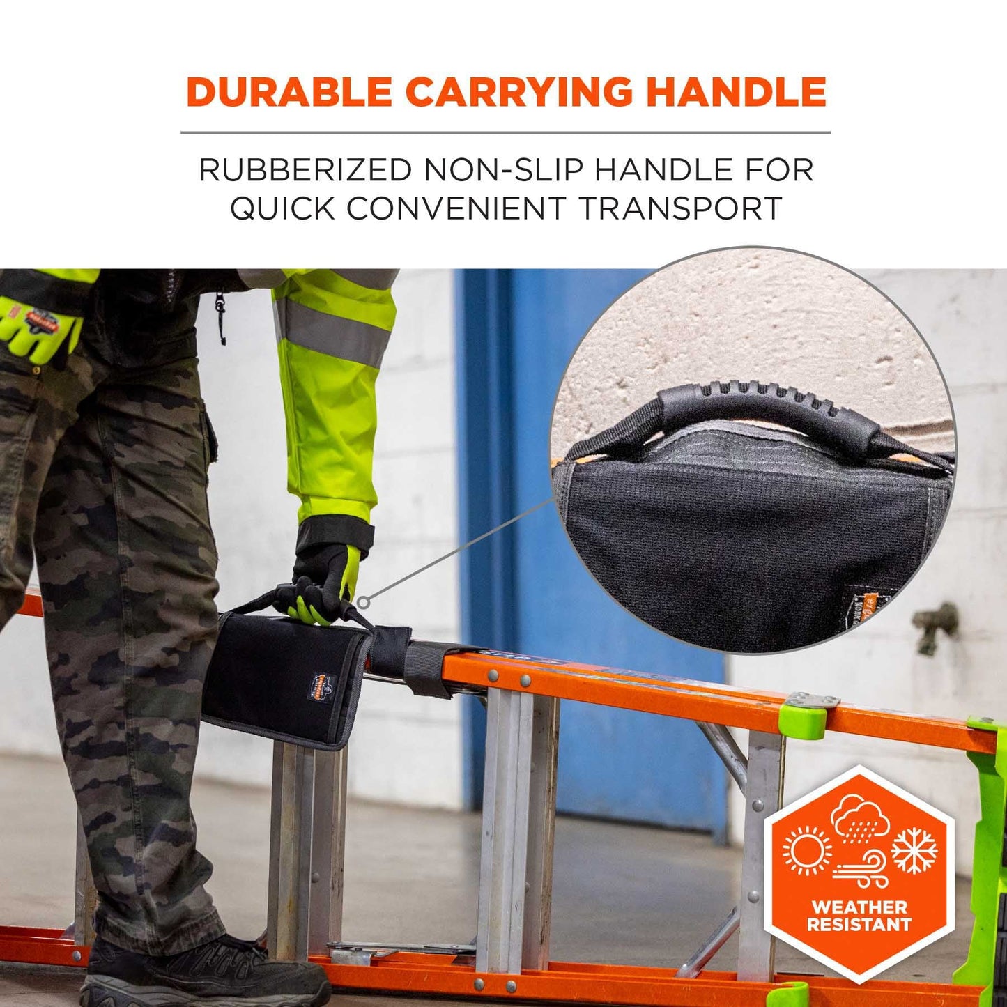 Black Tools | Ergodyne | Ladder Carrying Handle - Durable - Secure Fit
