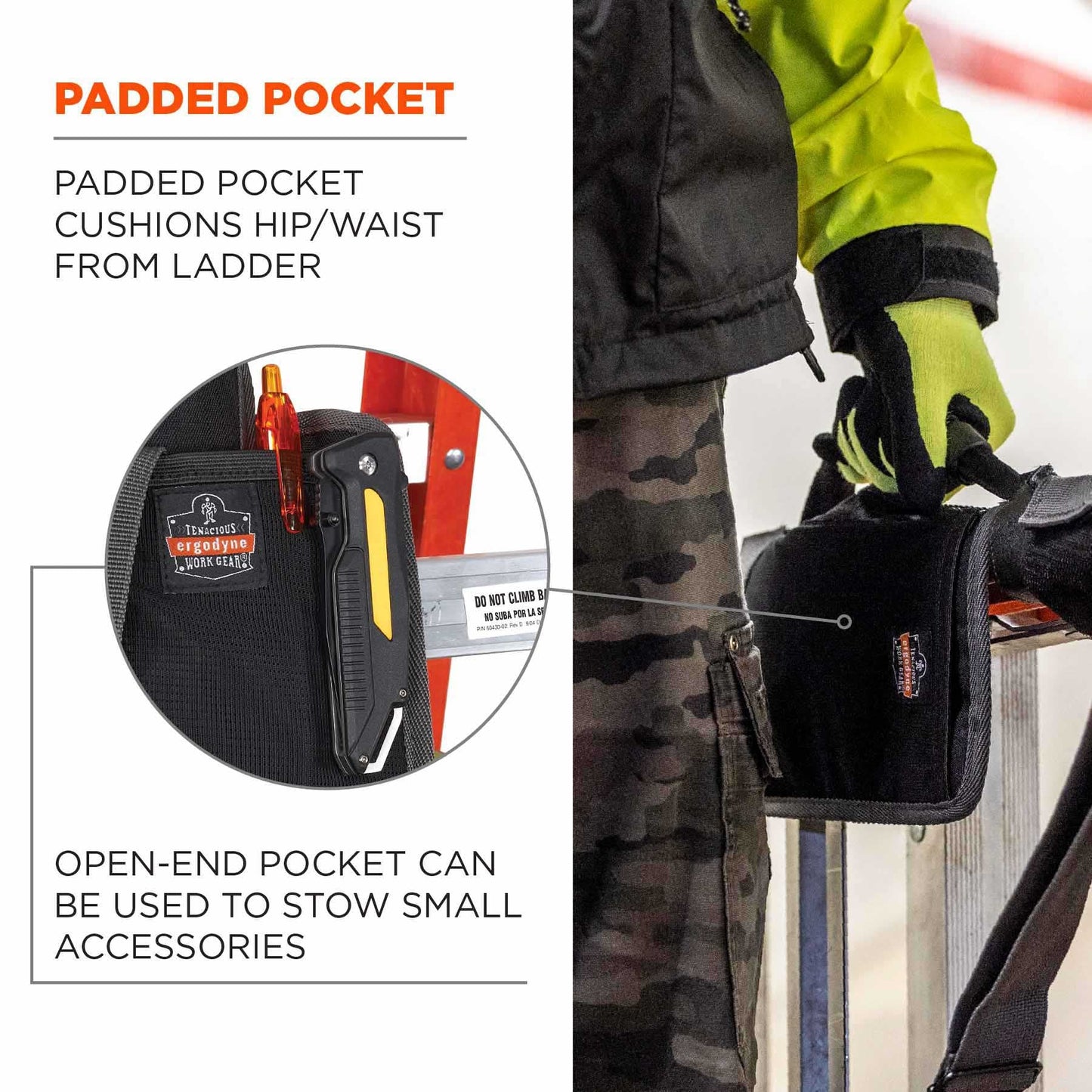 Black Tools | Ergodyne | Ladder Carrying Handle - Durable - Secure Fit