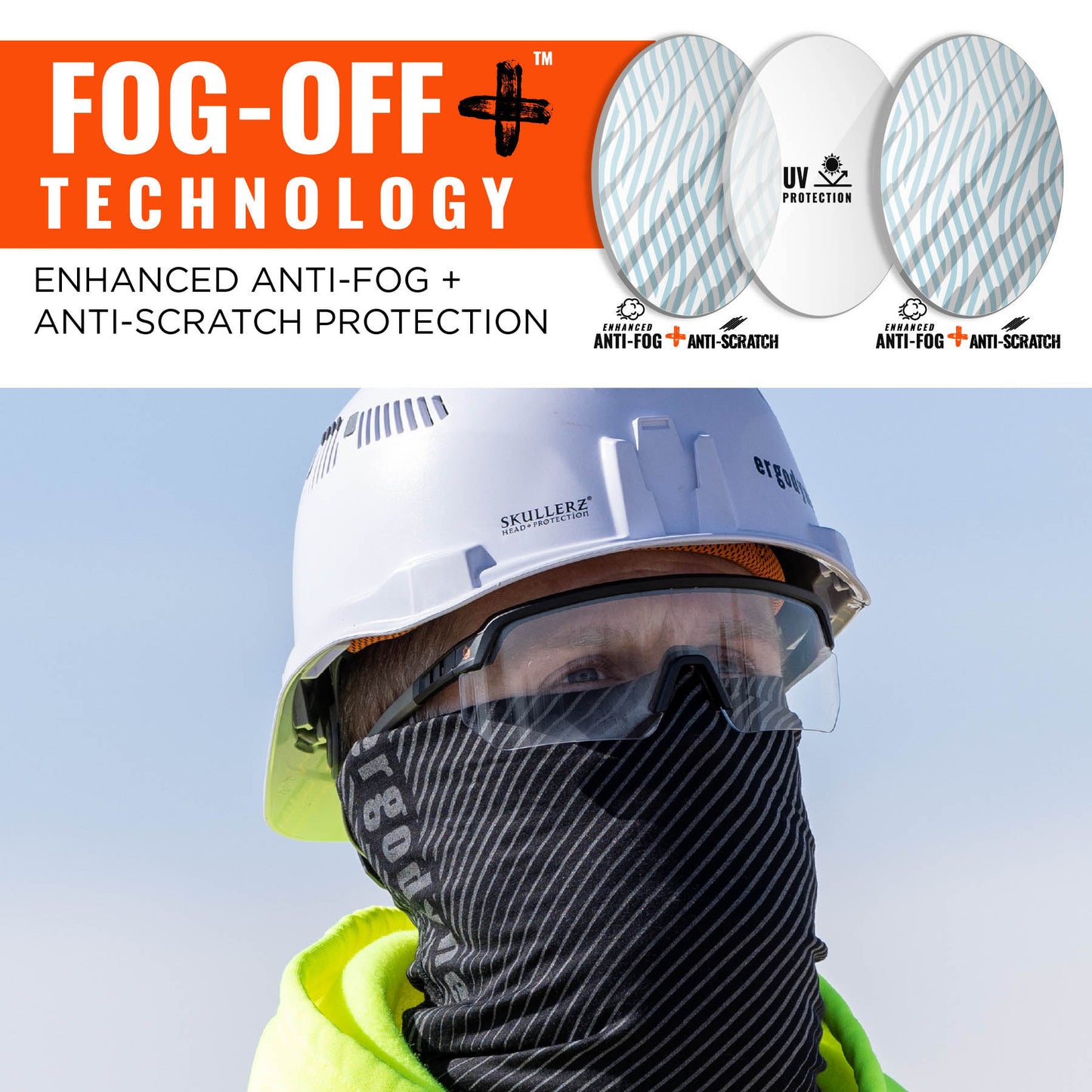 Clear Lens Glasses - Ergodyne - Impact-Resistant Style