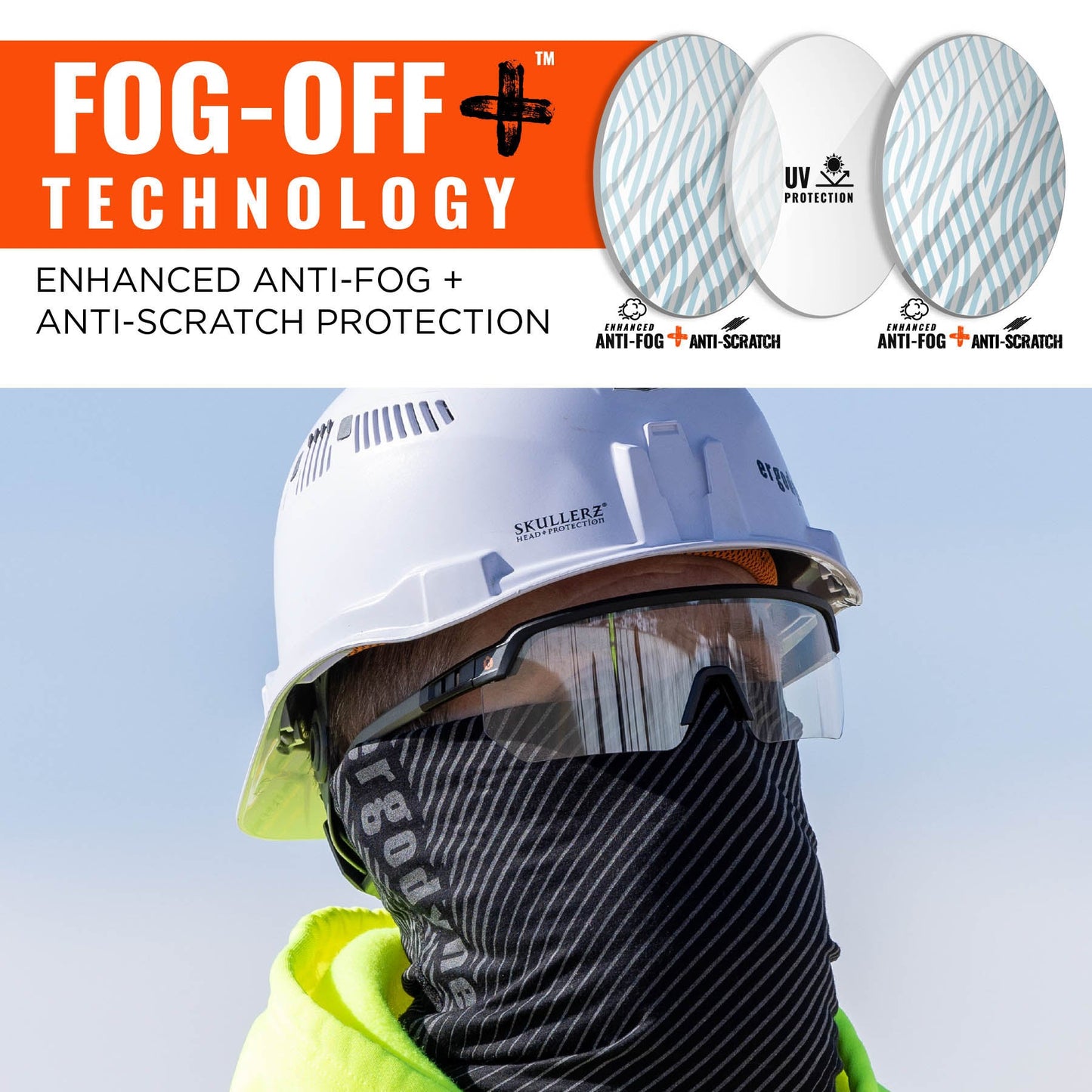 Clear Lens Glasses - Ergodyne - Impact-Resistant Style
