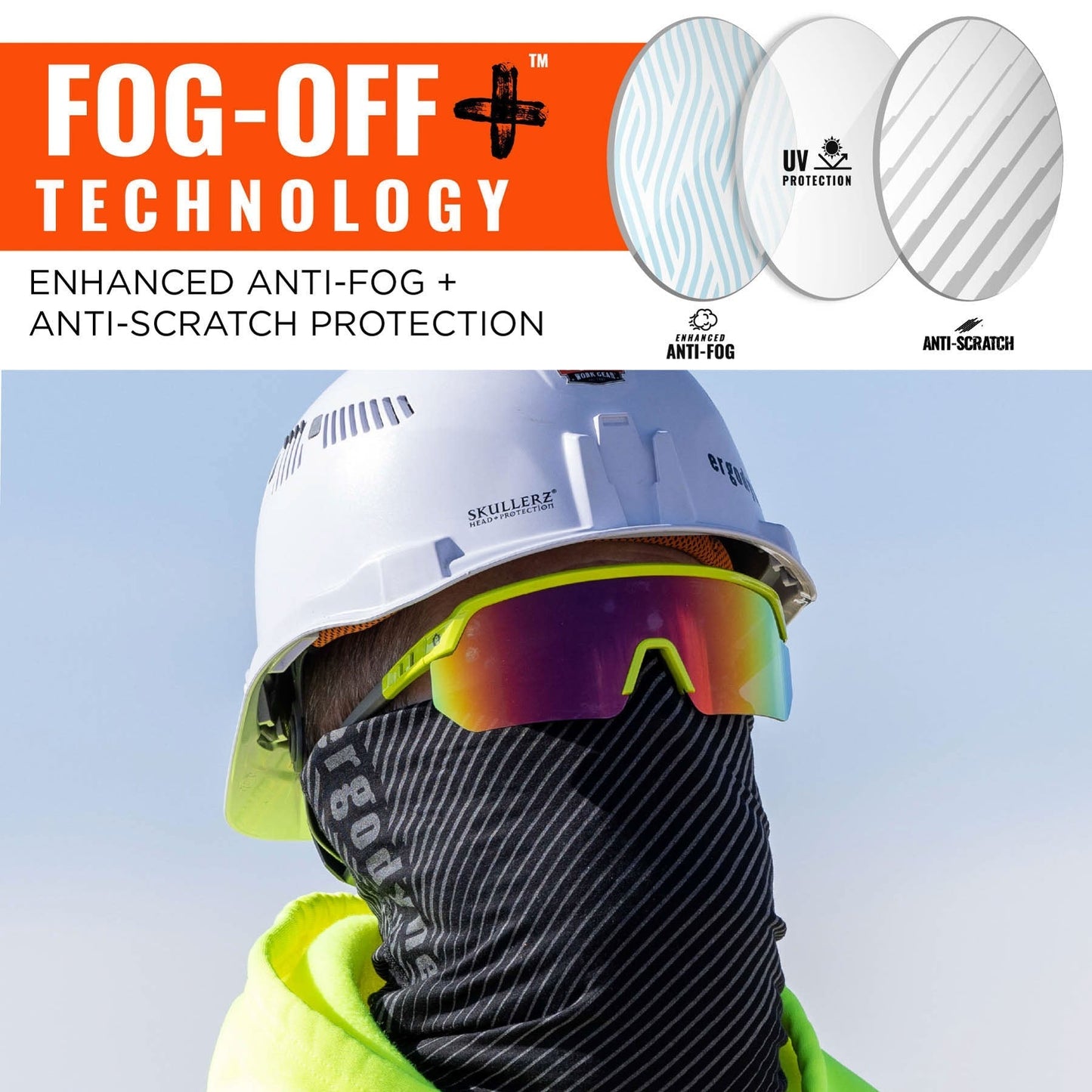 Clear Lens Glasses - Ergodyne - Impact-Resistant Style