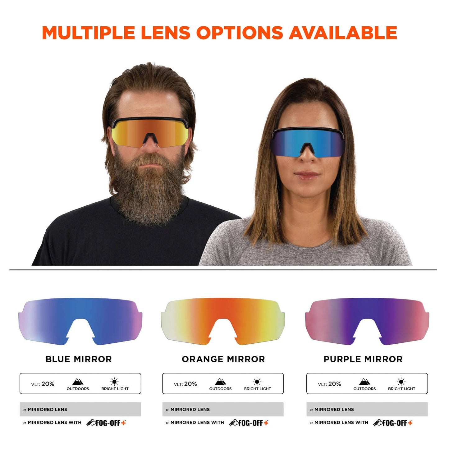 Clear Lens Glasses - Ergodyne - Impact-Resistant Style