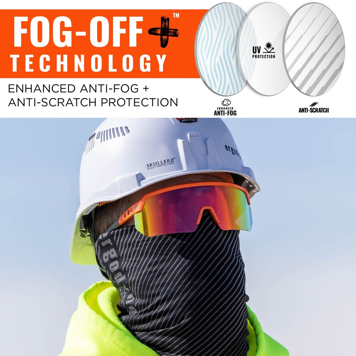 Clear Lens Glasses - Ergodyne - Impact-Resistant Style