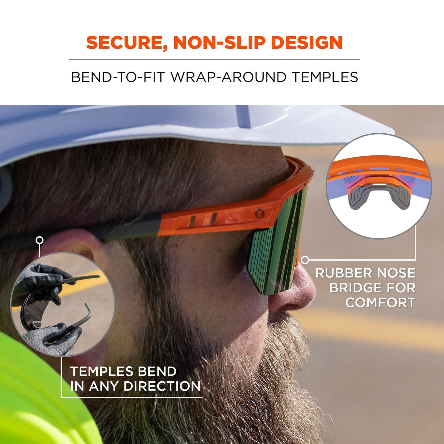 Clear Lens Glasses - Ergodyne - Impact-Resistant Style