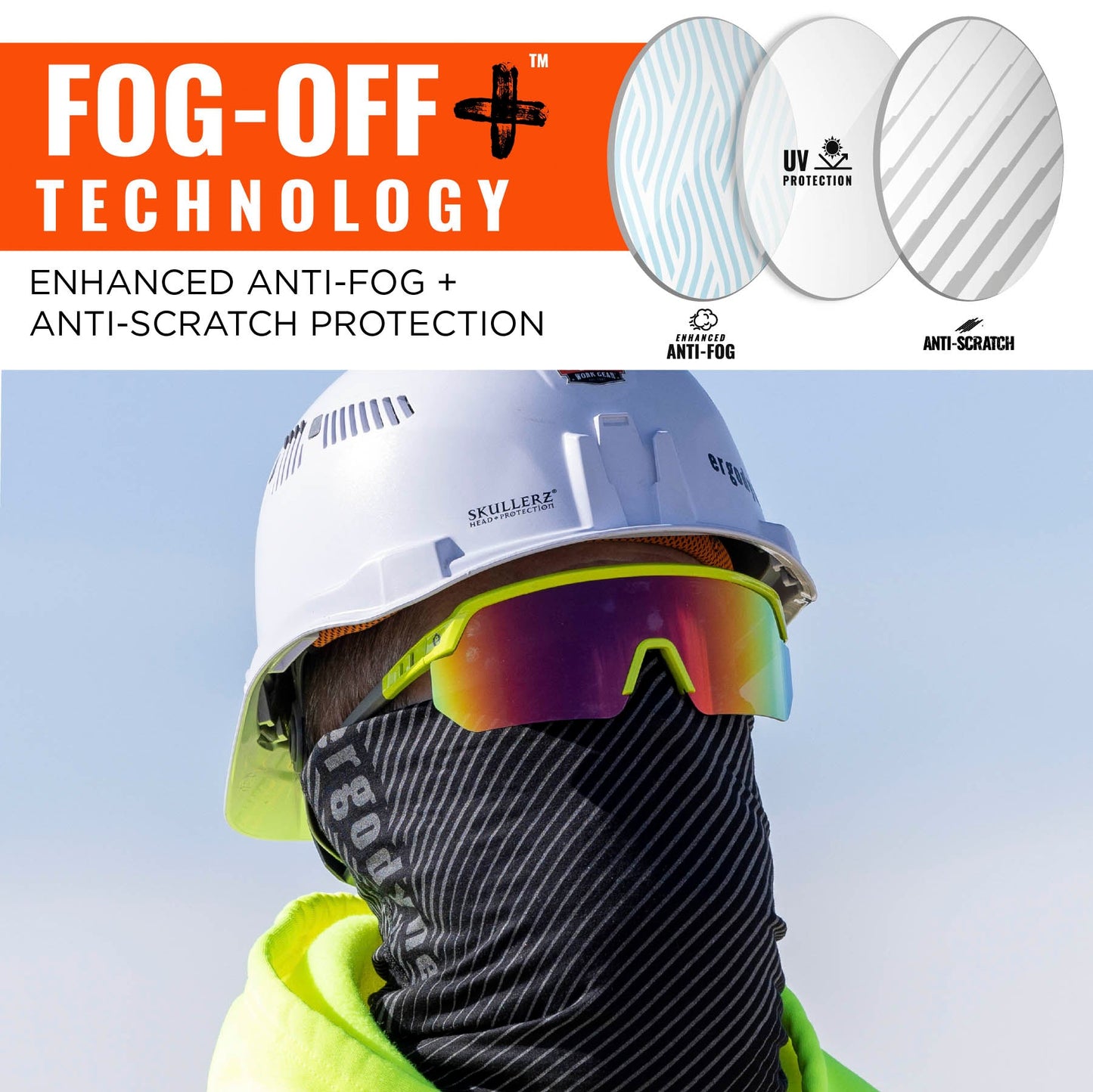 Clear Lens Glasses - Ergodyne - Impact-Resistant Style