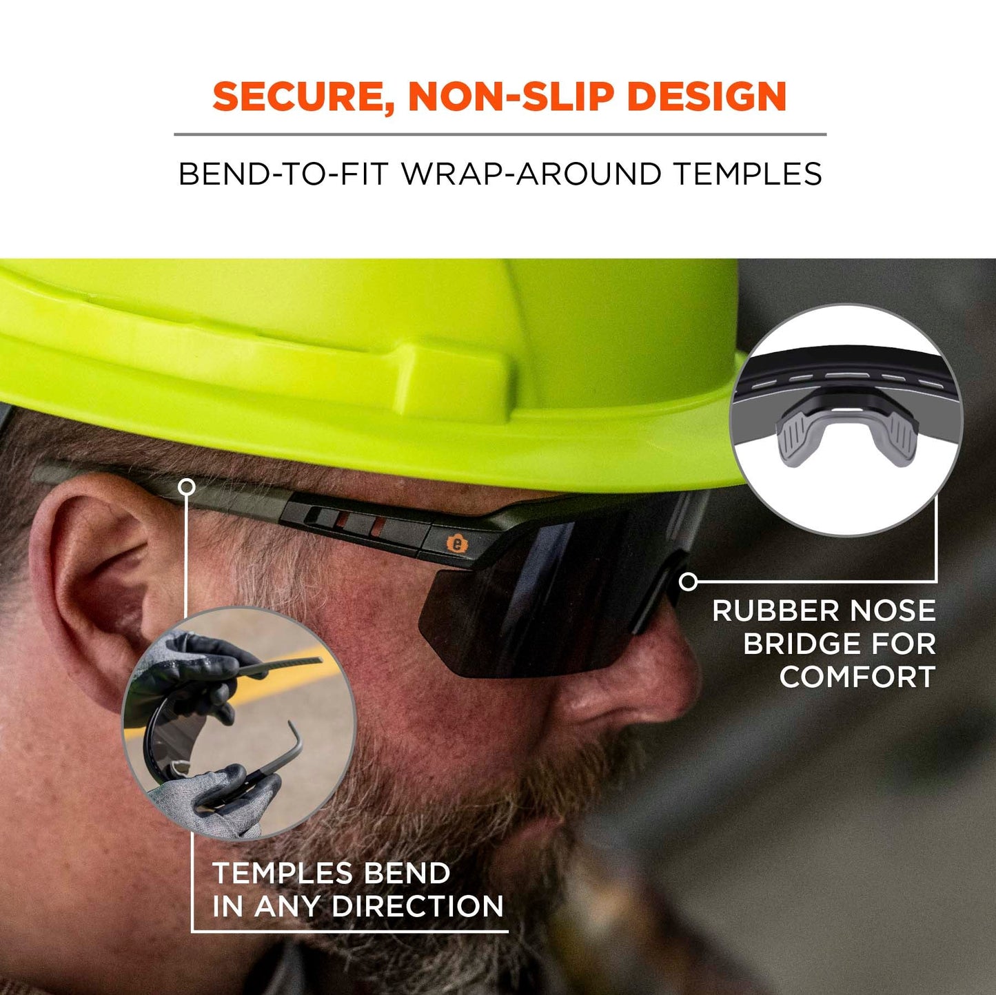 Clear Lens Glasses - Ergodyne - Impact-Resistant Style