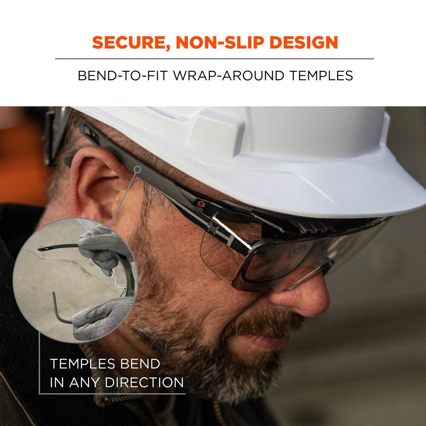 Clear Lens Glasses - Ergodyne - Anti-Fog Protection