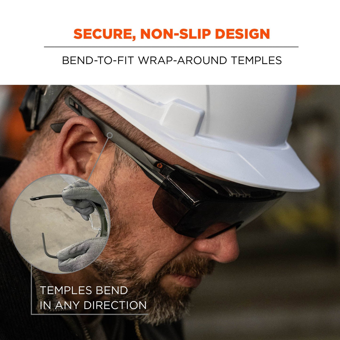 Clear Lens Glasses - Ergodyne - Anti-Fog Protection