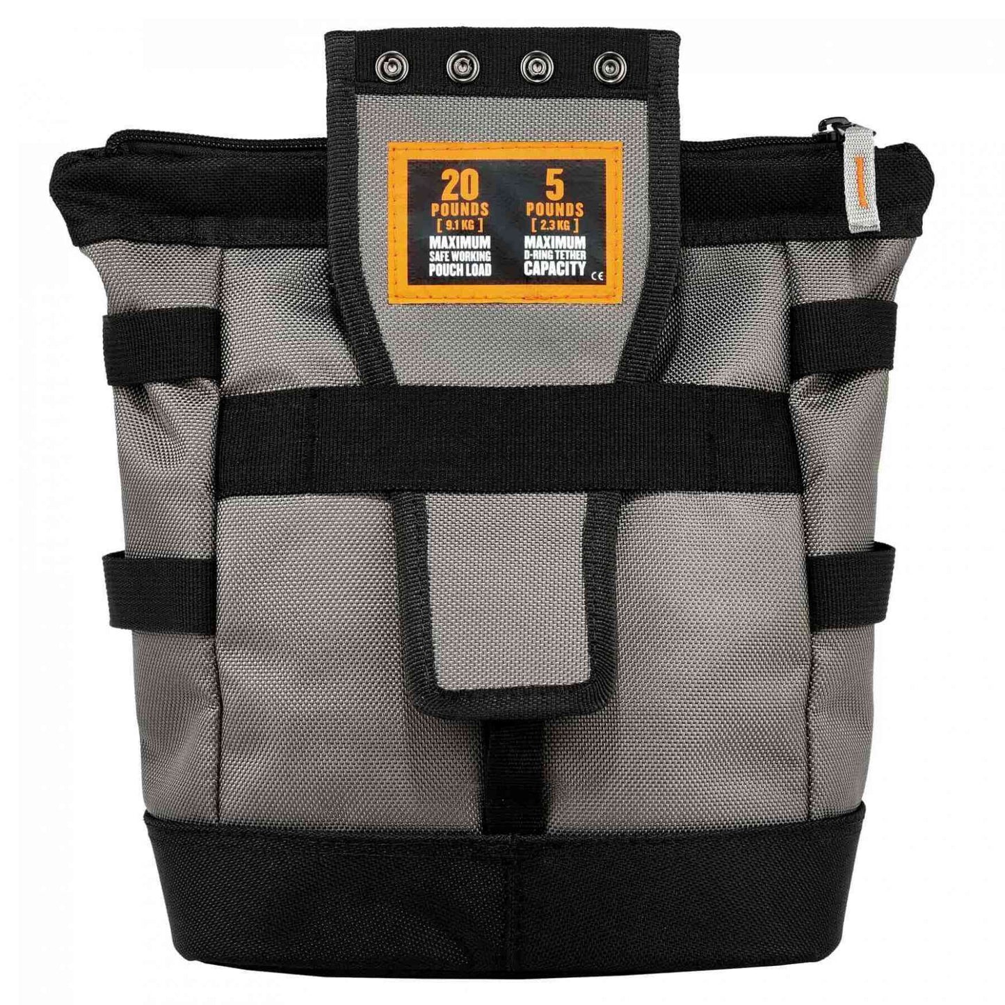 Gray/Black Tool Pouch - Ergodyne - Durable Fabric