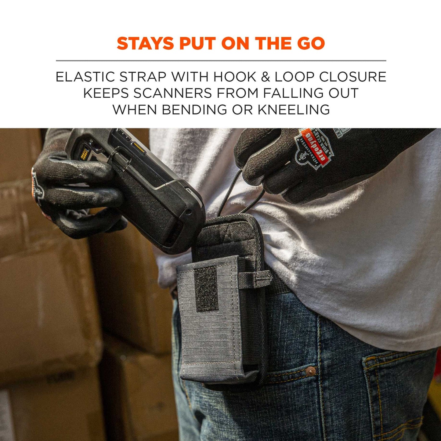 Small Holsters | Ergodyne | Squids 5542 Barcode Scanner For Phone Size Mobile Computers
