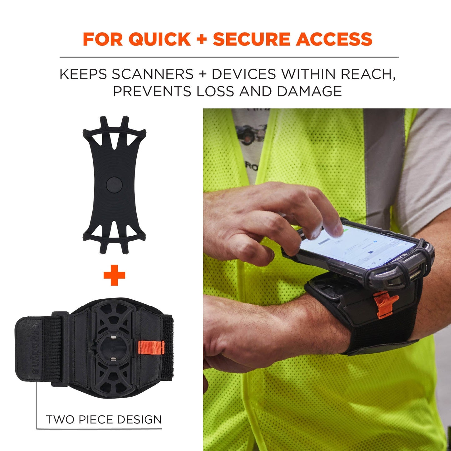 Black Holsters - Ergodyne - Adjustable Scanner Mount