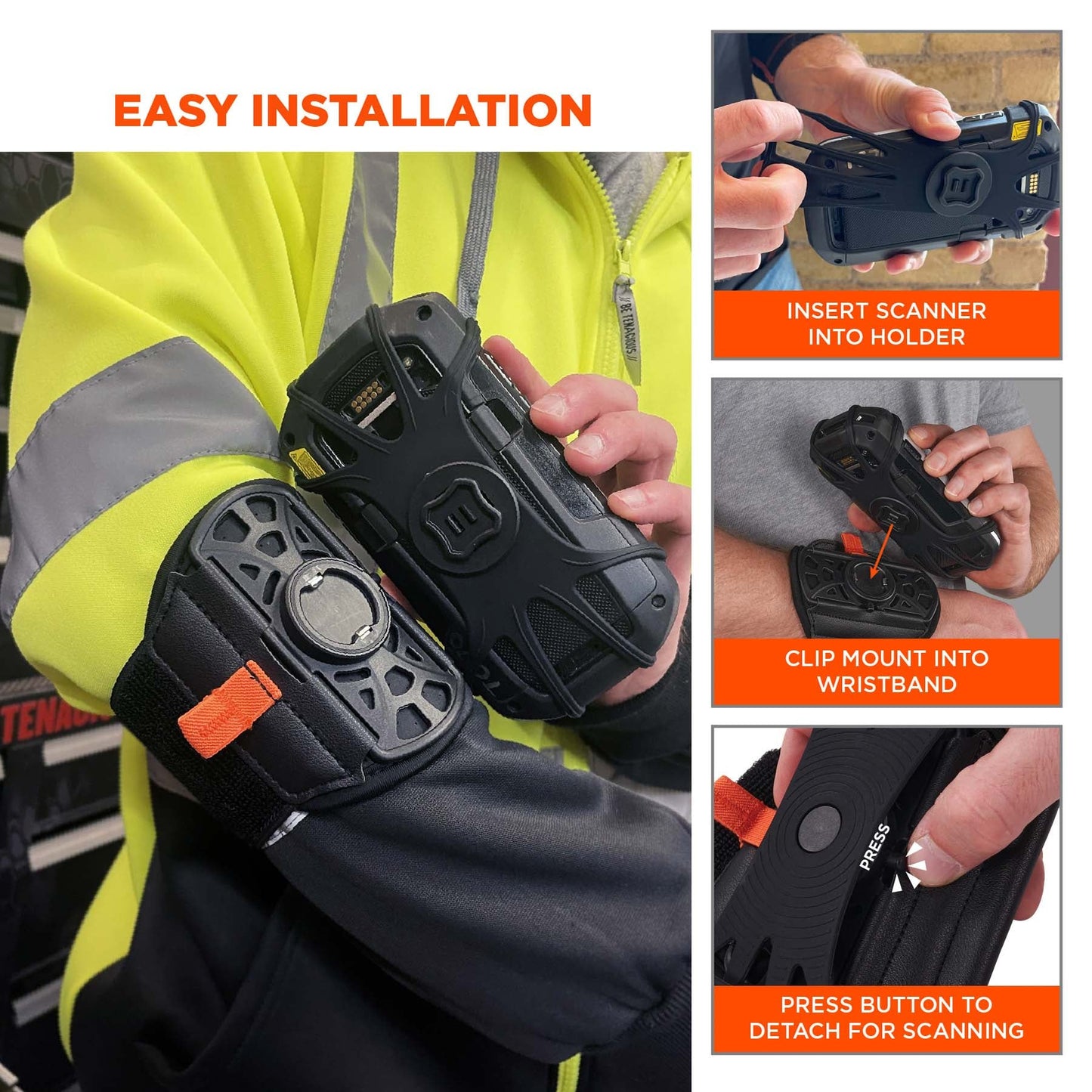 Black Holsters - Ergodyne - Adjustable Scanner Mount