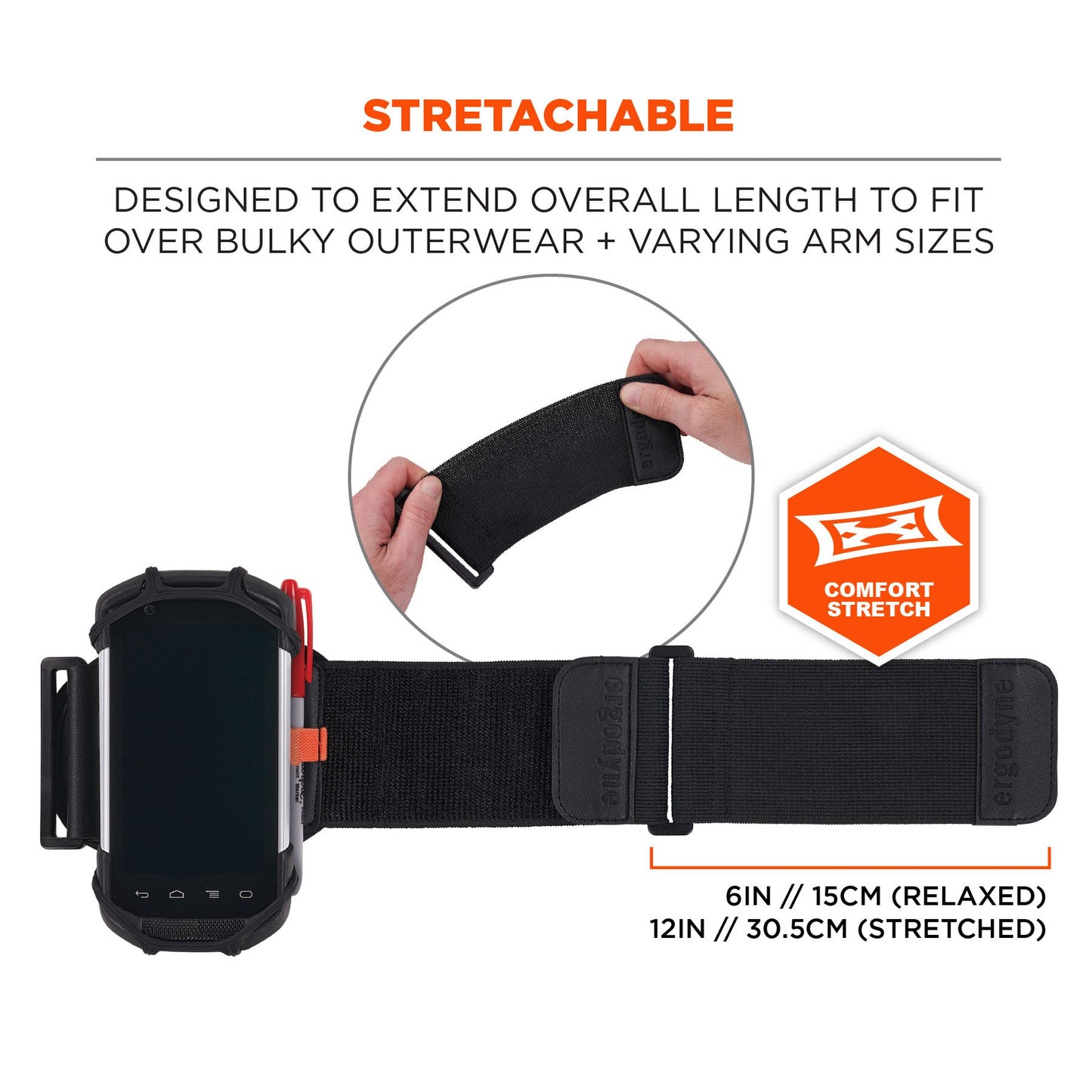 Black Adapter Straps - Ergodyne - Comfortable Extender