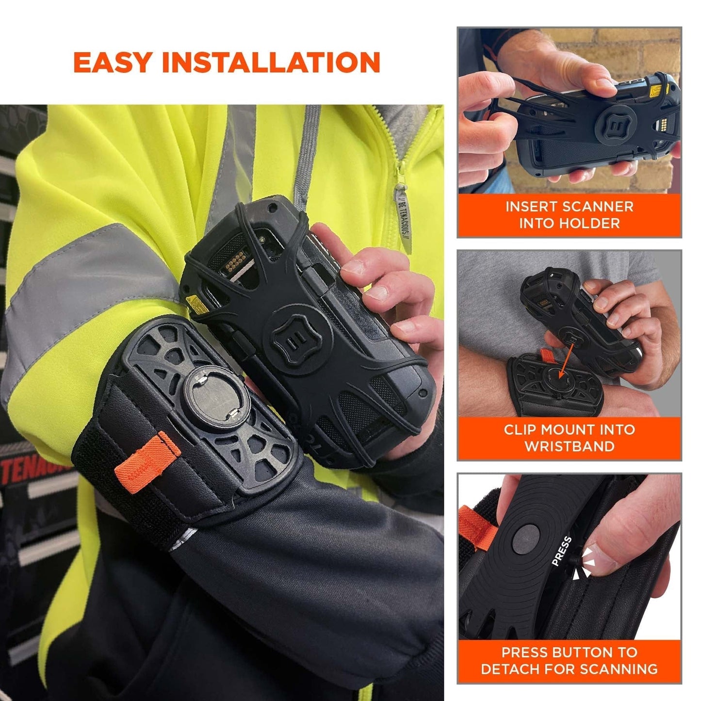 Black Holsters - Ergodyne - Durable Scanner Holder