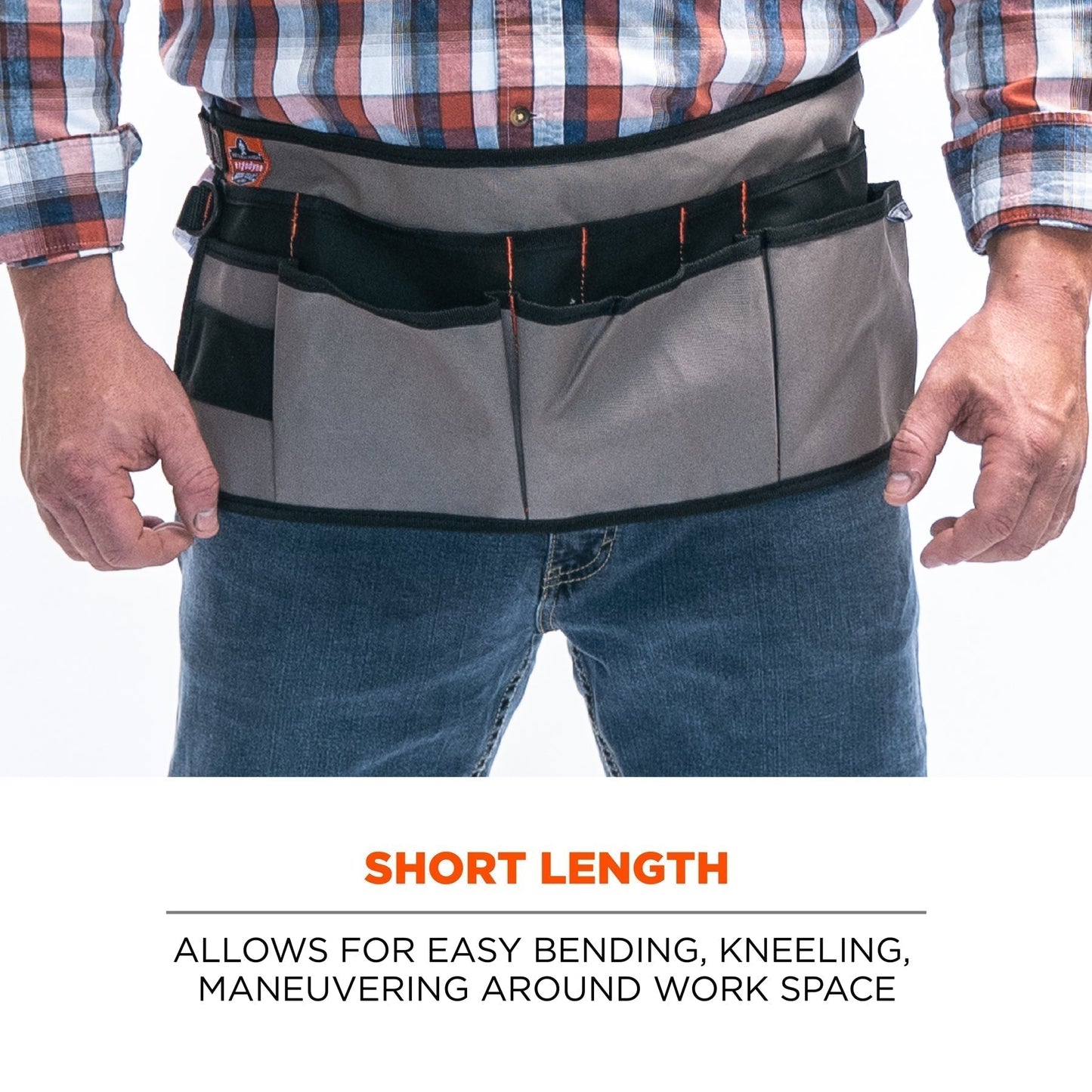 Gray Tool Aprons - Ergodyne - Durable Canvas Design