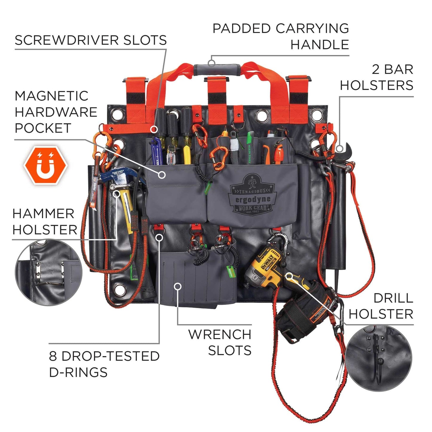 Gray Tool Boards - Ergodyne - Versatile Storage Solutions