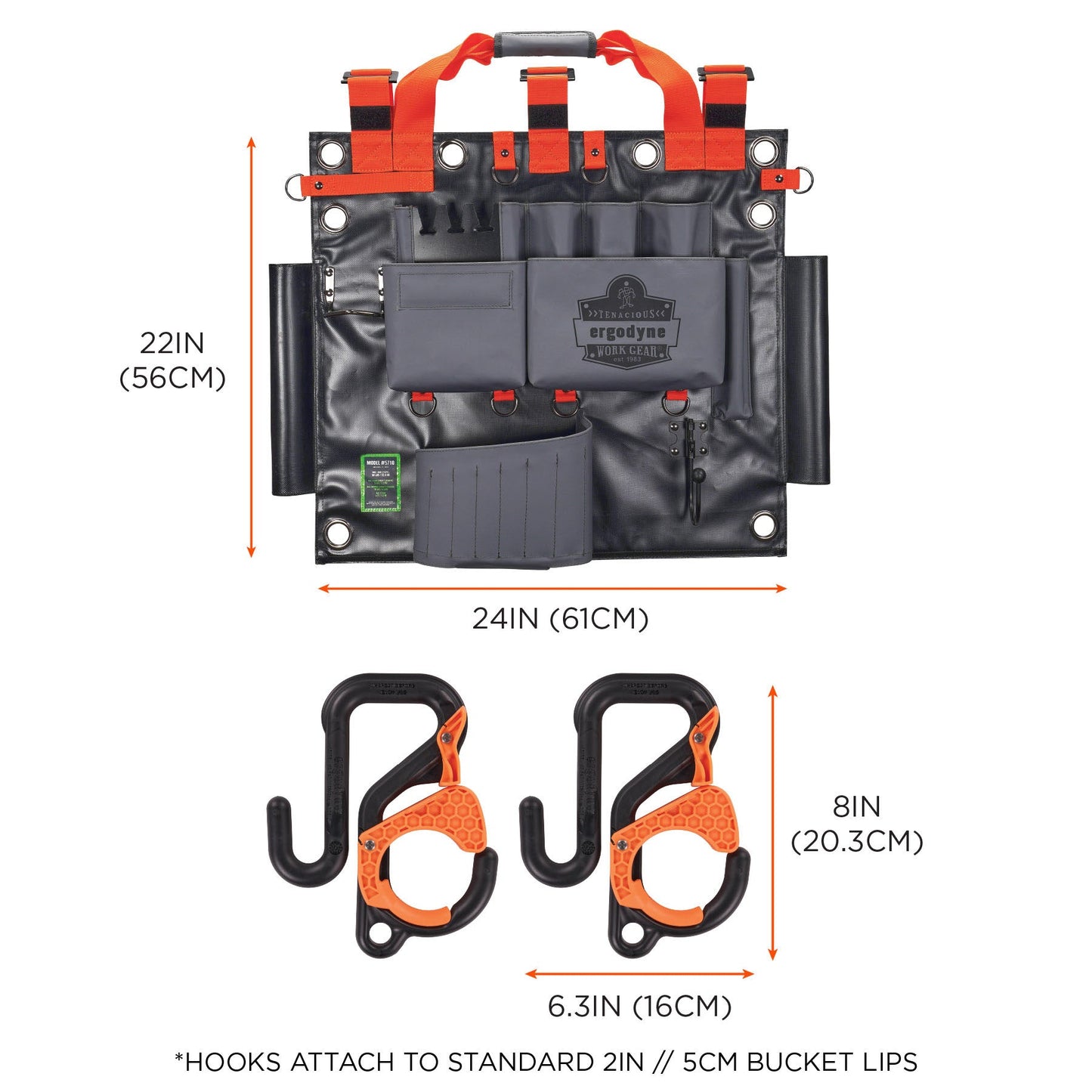 Gray Tool Boards - Ergodyne - Aerial Tool Storage Solution