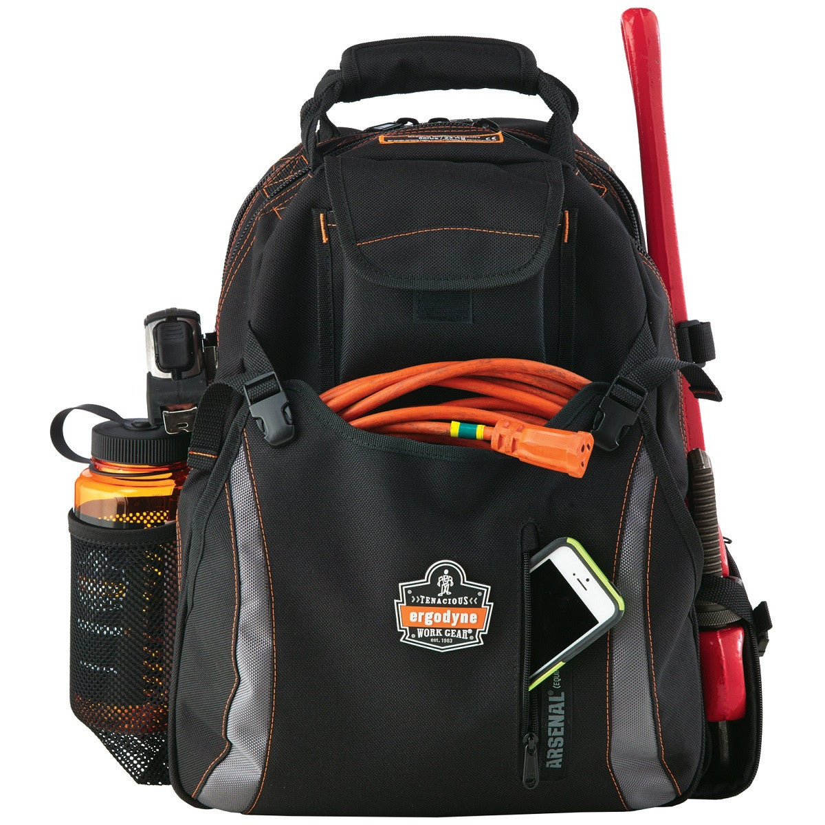 Black/Gray Backpack - Ergodyne - Dual Compartment Tool