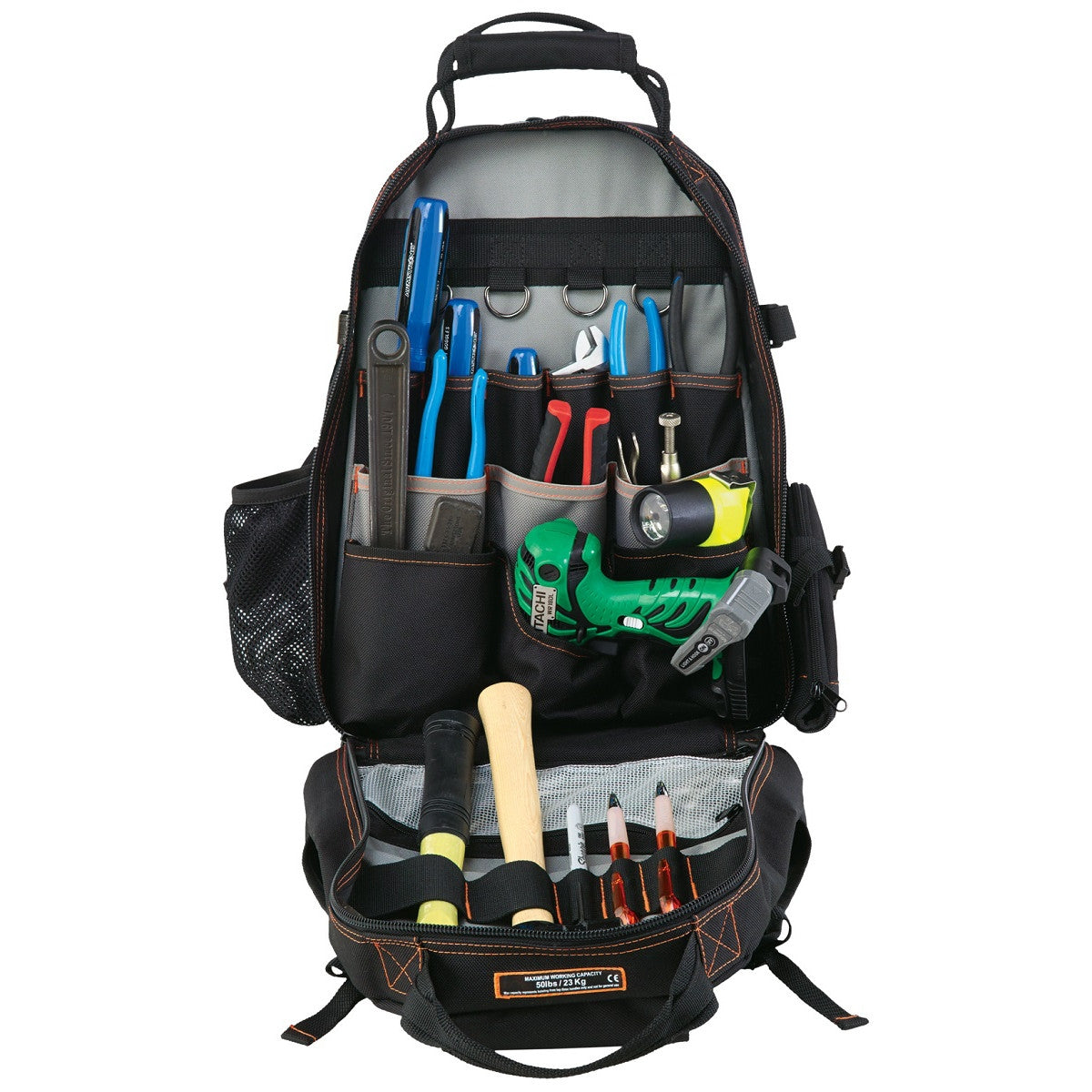 Black/Gray Backpack - Ergodyne - Dual Compartment Tool
