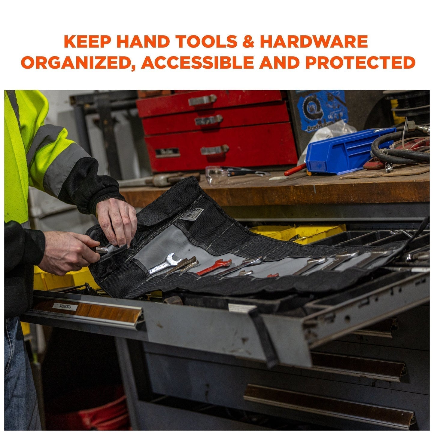 Gray Tool Roll-Ups - Ergodyne - Durable Organizer