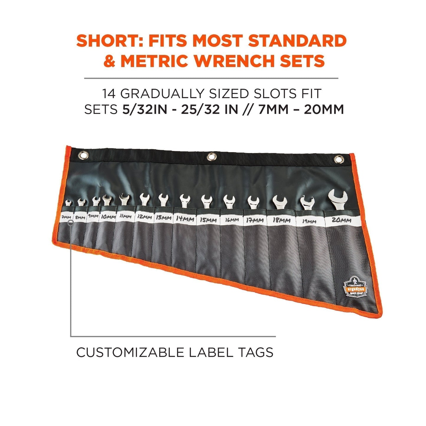 Tall Tool Roll-Ups - Ergodyne - Durable Polyester Design