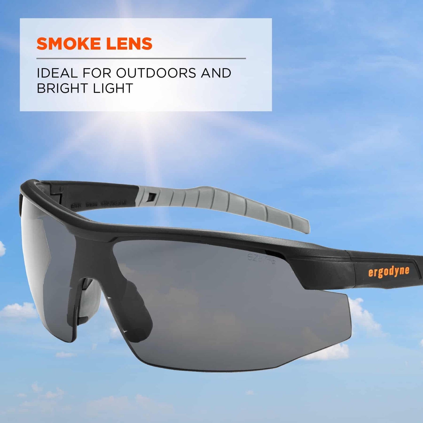 Clear Lens Glasses - Ergodyne - Safety Matte Black Frame