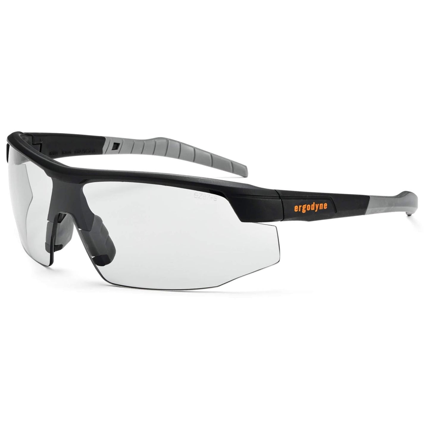 Clear Lens Glasses - Ergodyne - Safety Matte Black Frame