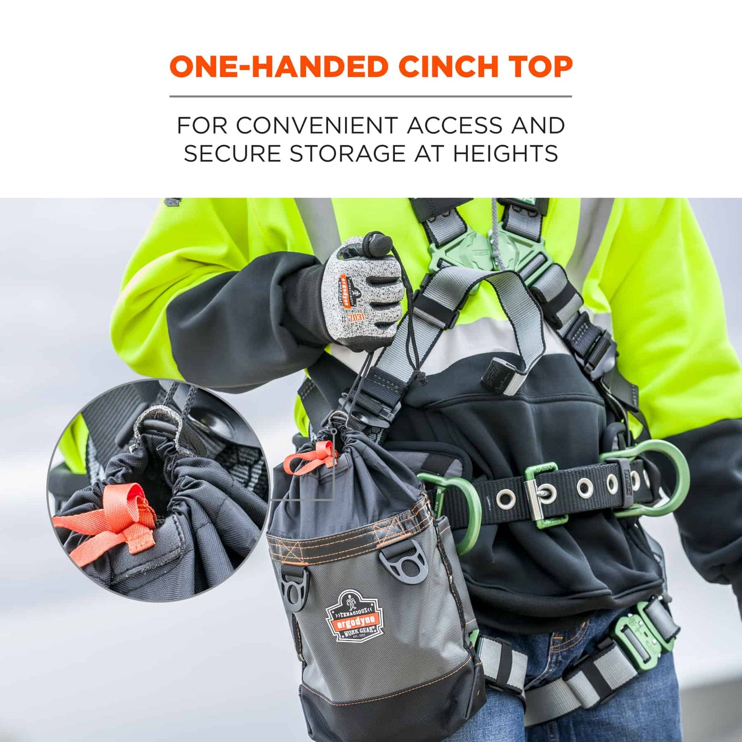 Gray Bolt Bags - Ergodyne - Durable Tool Pouch