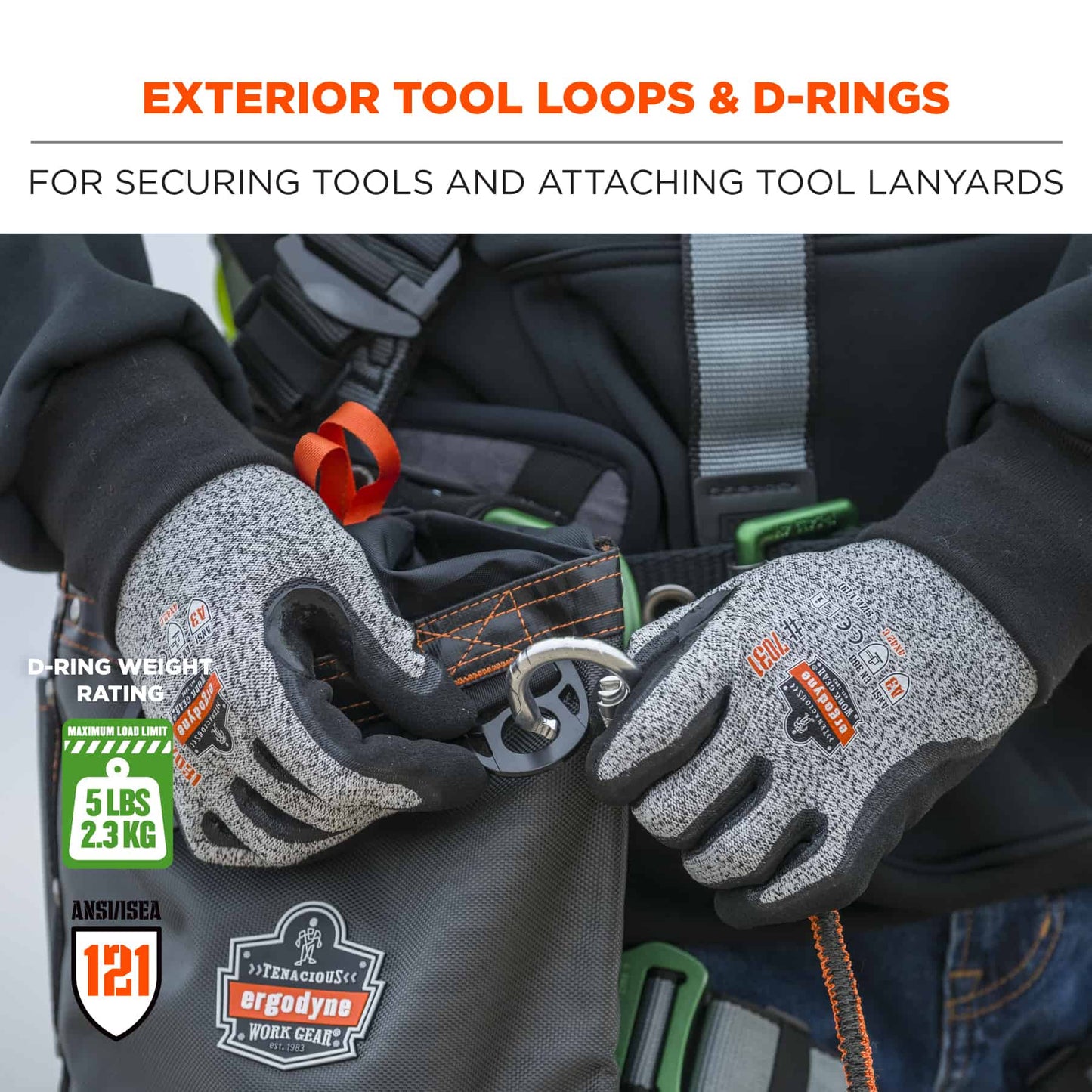 Gray Bolt Bags - Ergodyne - Durable Tool Pouch