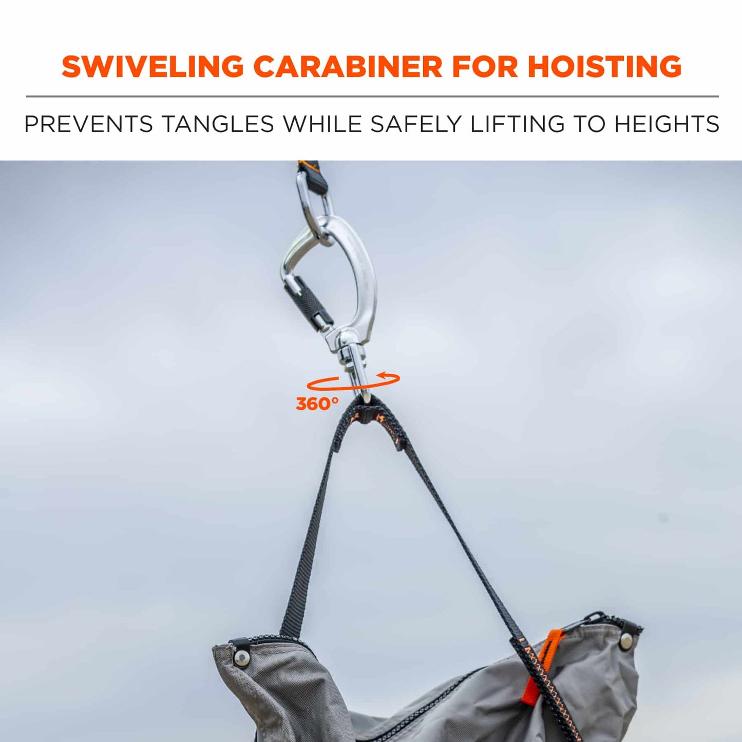 Gray Hoist Bucket - Ergodyne - Durable Nylon Design
