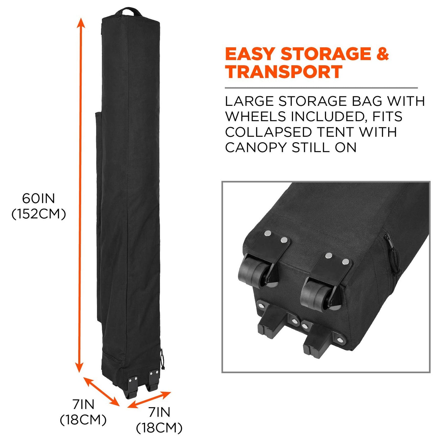 10ft x 10ft Work Tents - Ergodyne - Durable Canopy