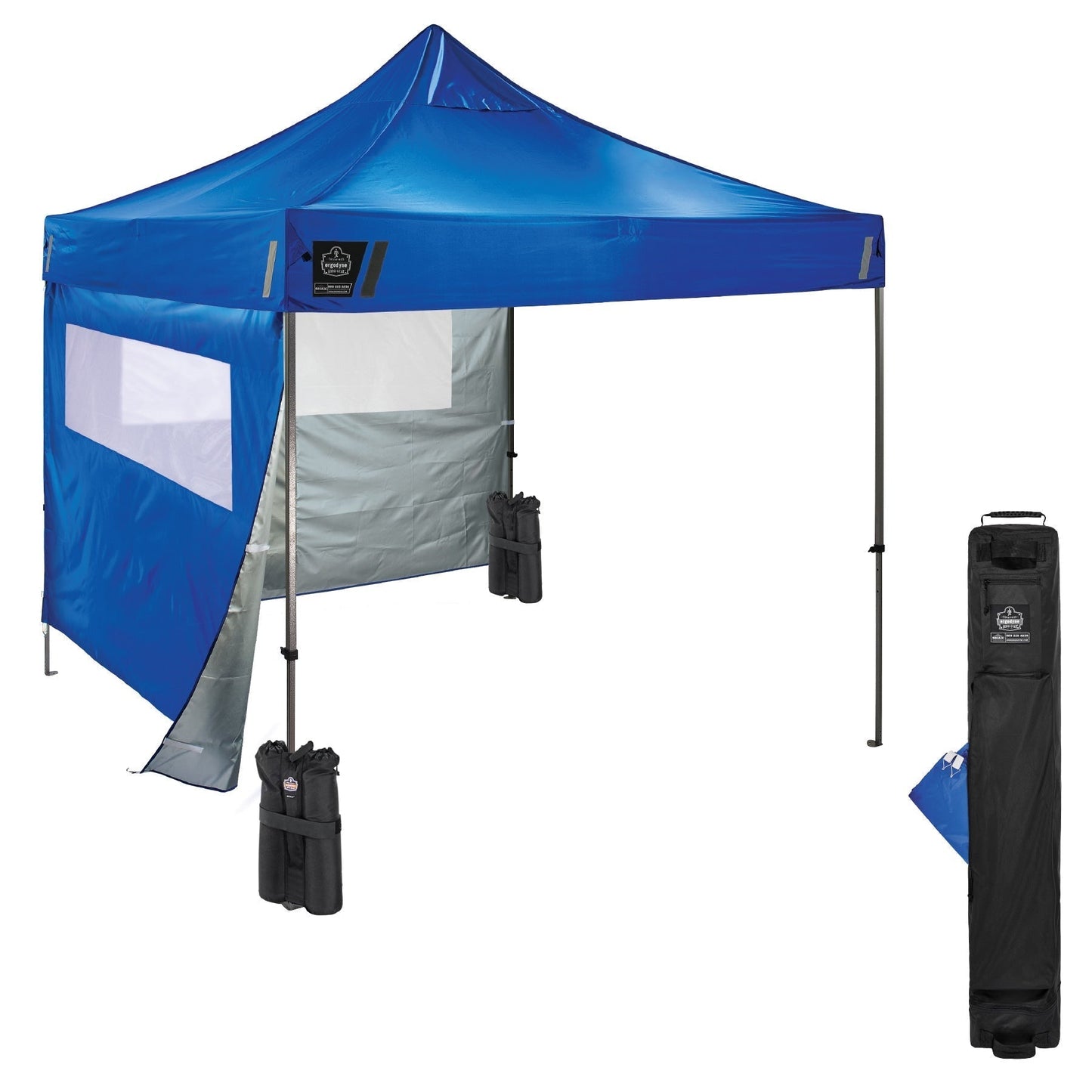 Blue Work Tents - Ergodyne - Durable Pop-Up Shelter