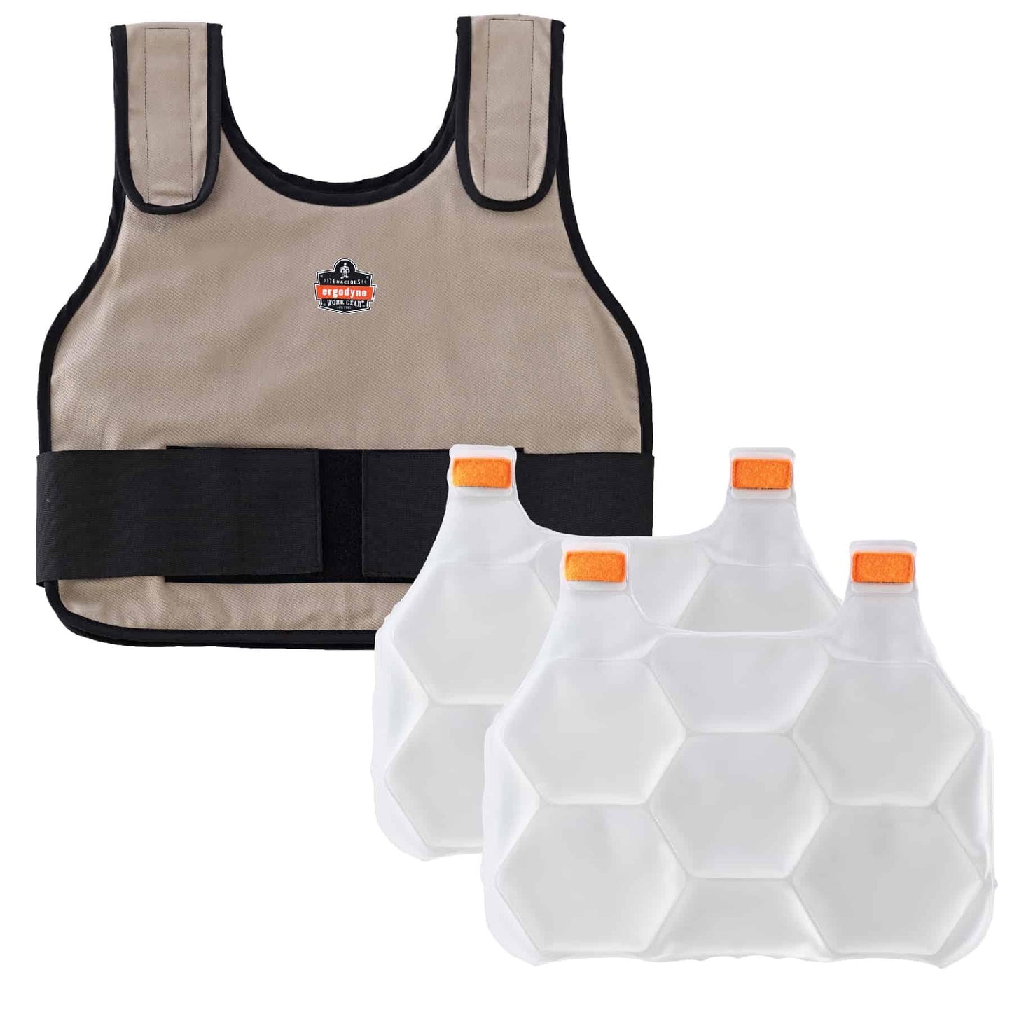 Khaki Cooling Vest - Ergodyne - Comfortable Cotton