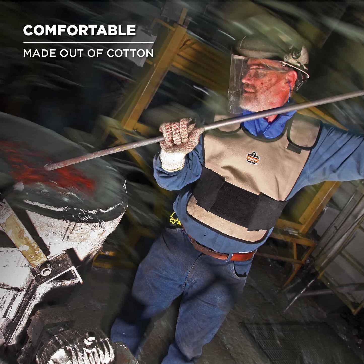 Khaki Cooling Vest - Ergodyne - Comfortable Cotton