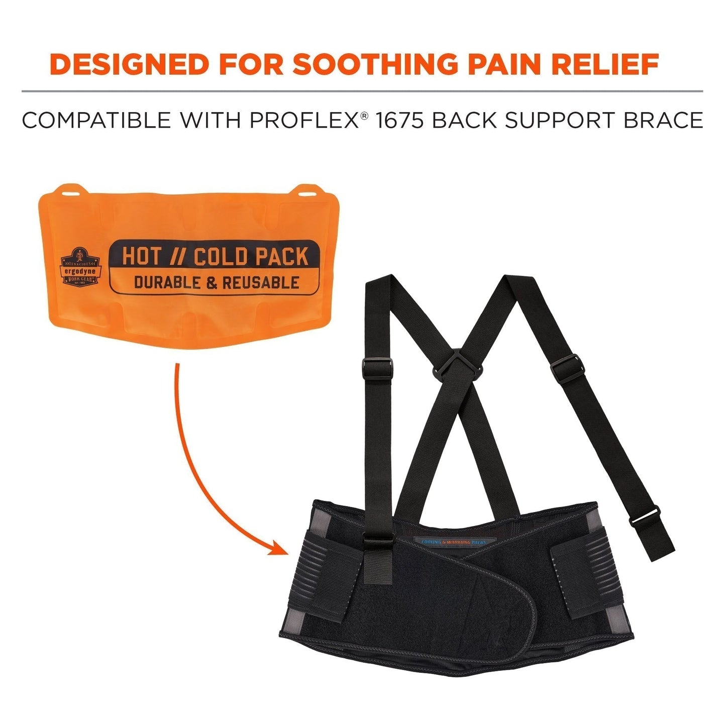 Orange Vest Packs - Ergodyne - Reusable Therapy Packs