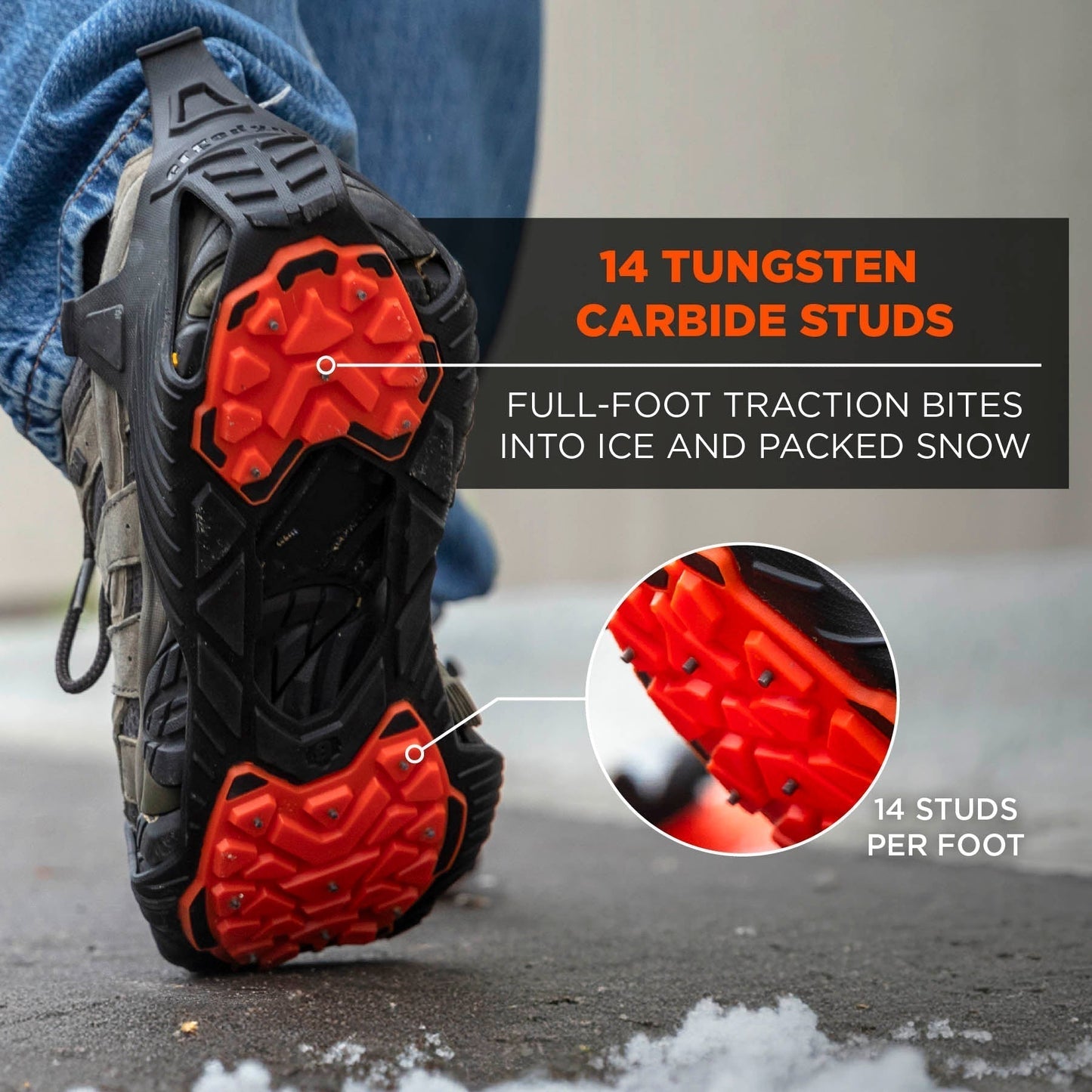 Black Ice Traction Cleats - Ergodyne - Durable Design