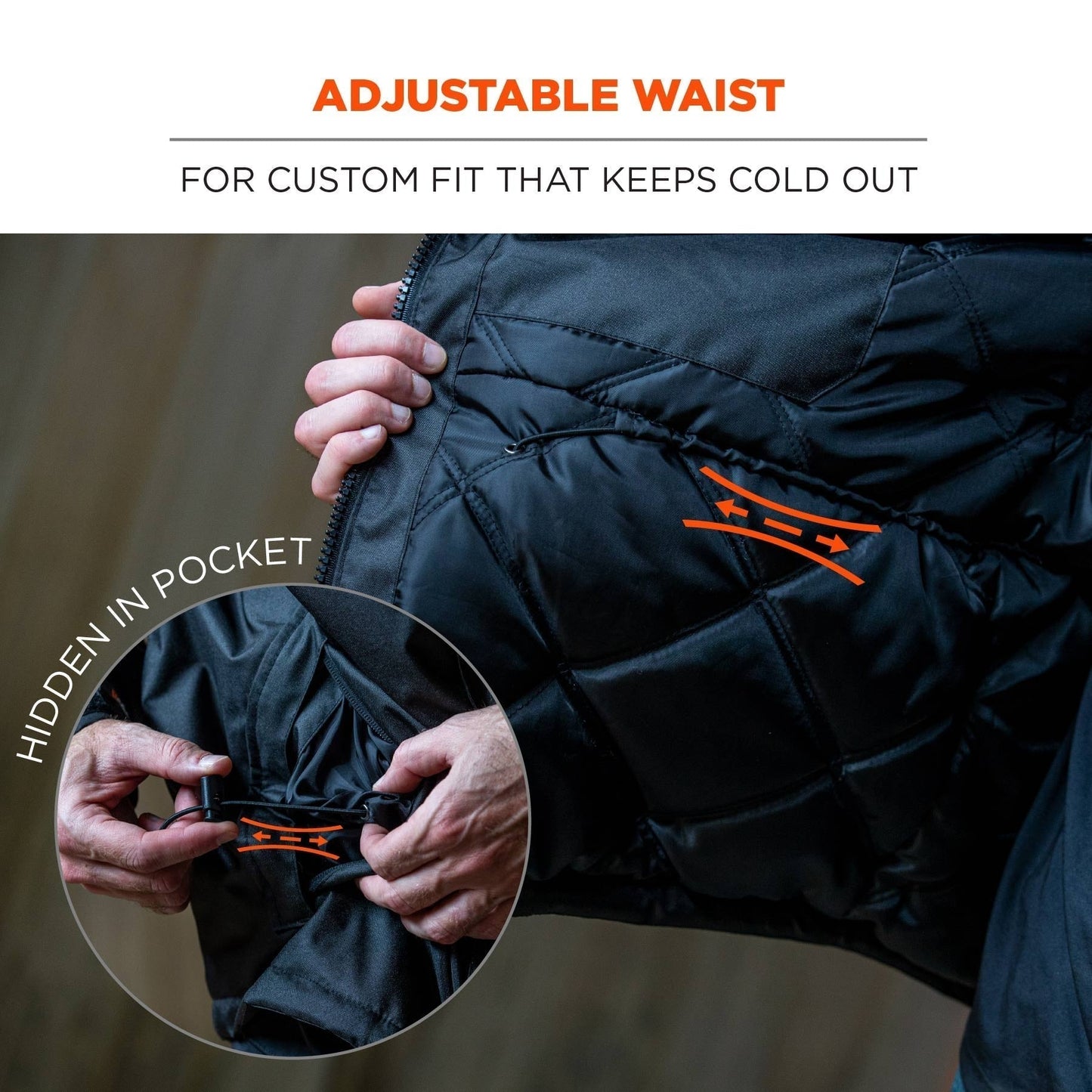 Black Winter Jacket - Ergodyne - Insulated Comfort
