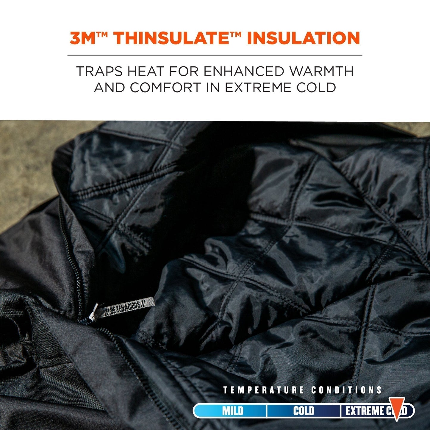 Black Thermal Bib Overalls - Ergodyne - Rugged Design