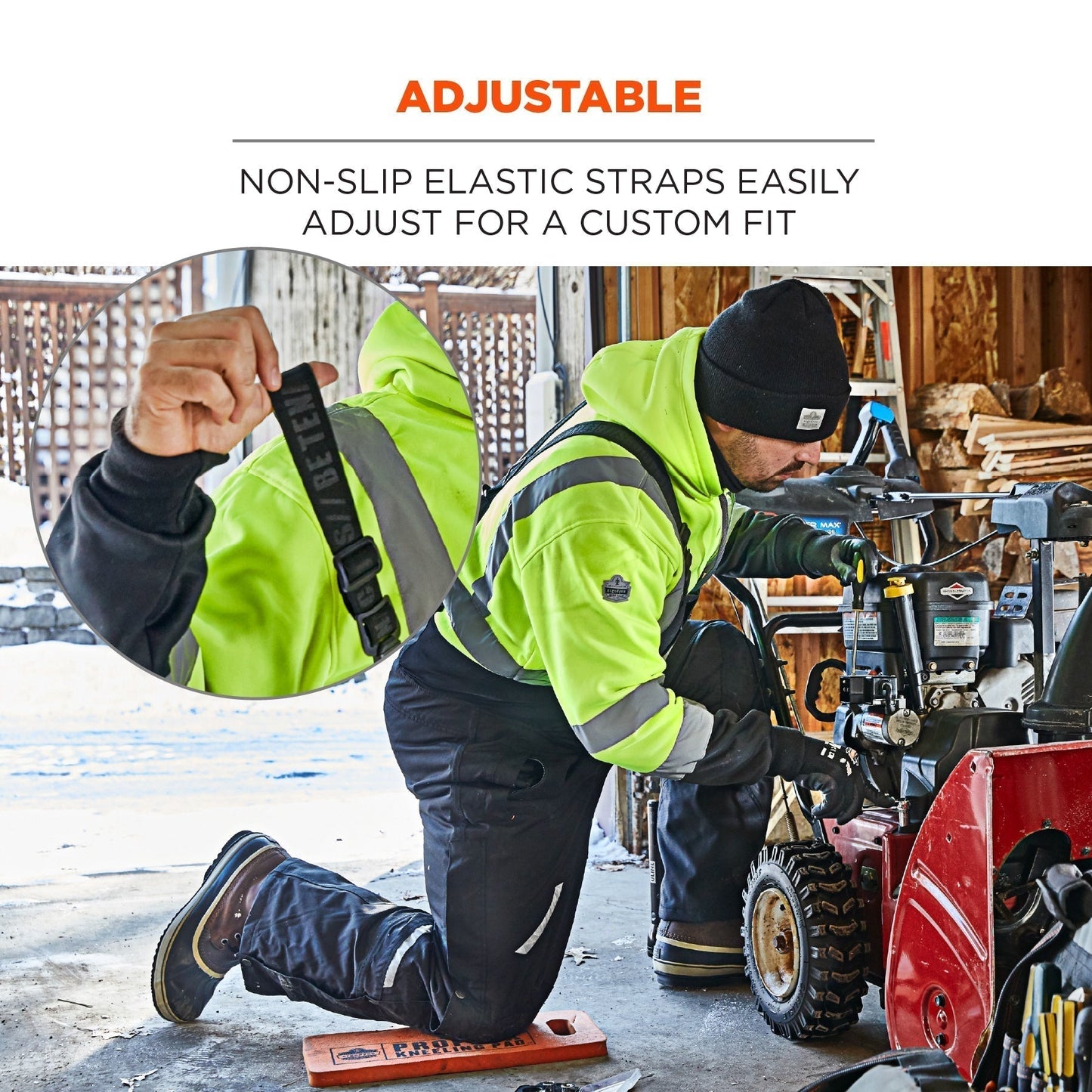Black Thermal Bib Overalls - Ergodyne - Rugged Design