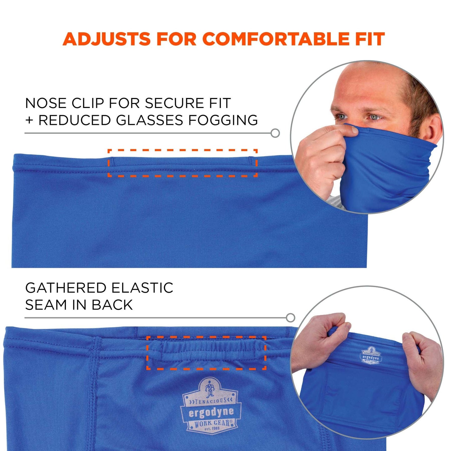 Blue Cooling Gaiters - Ergodyne - Neck Protection